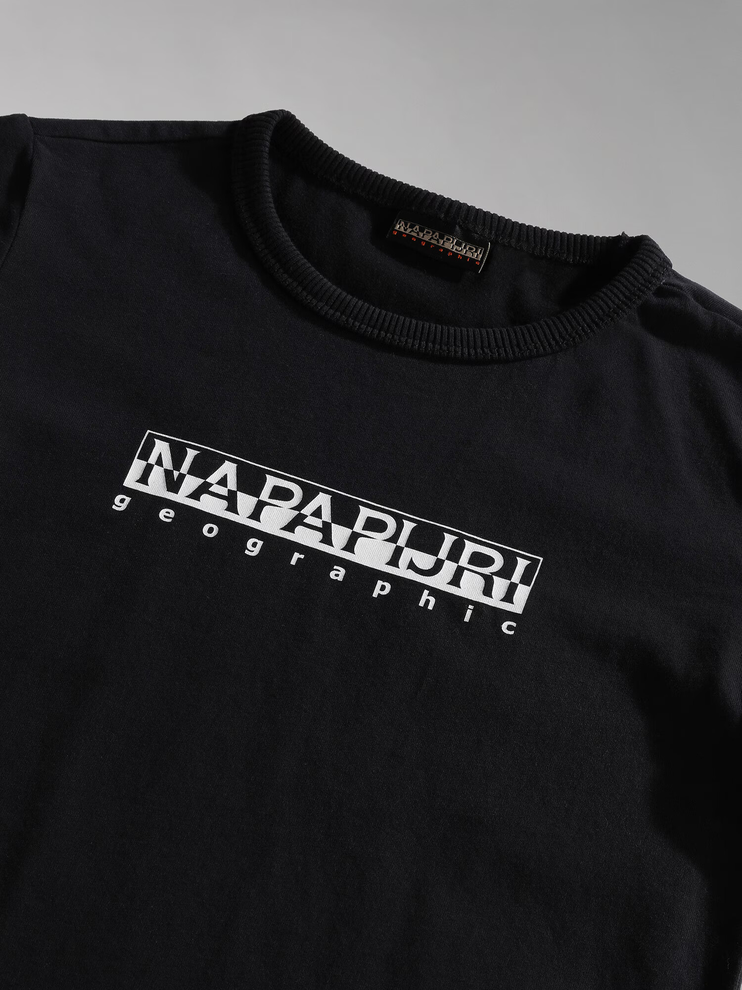 NAPAPIJRI Tricou negru / alb - Pled.ro