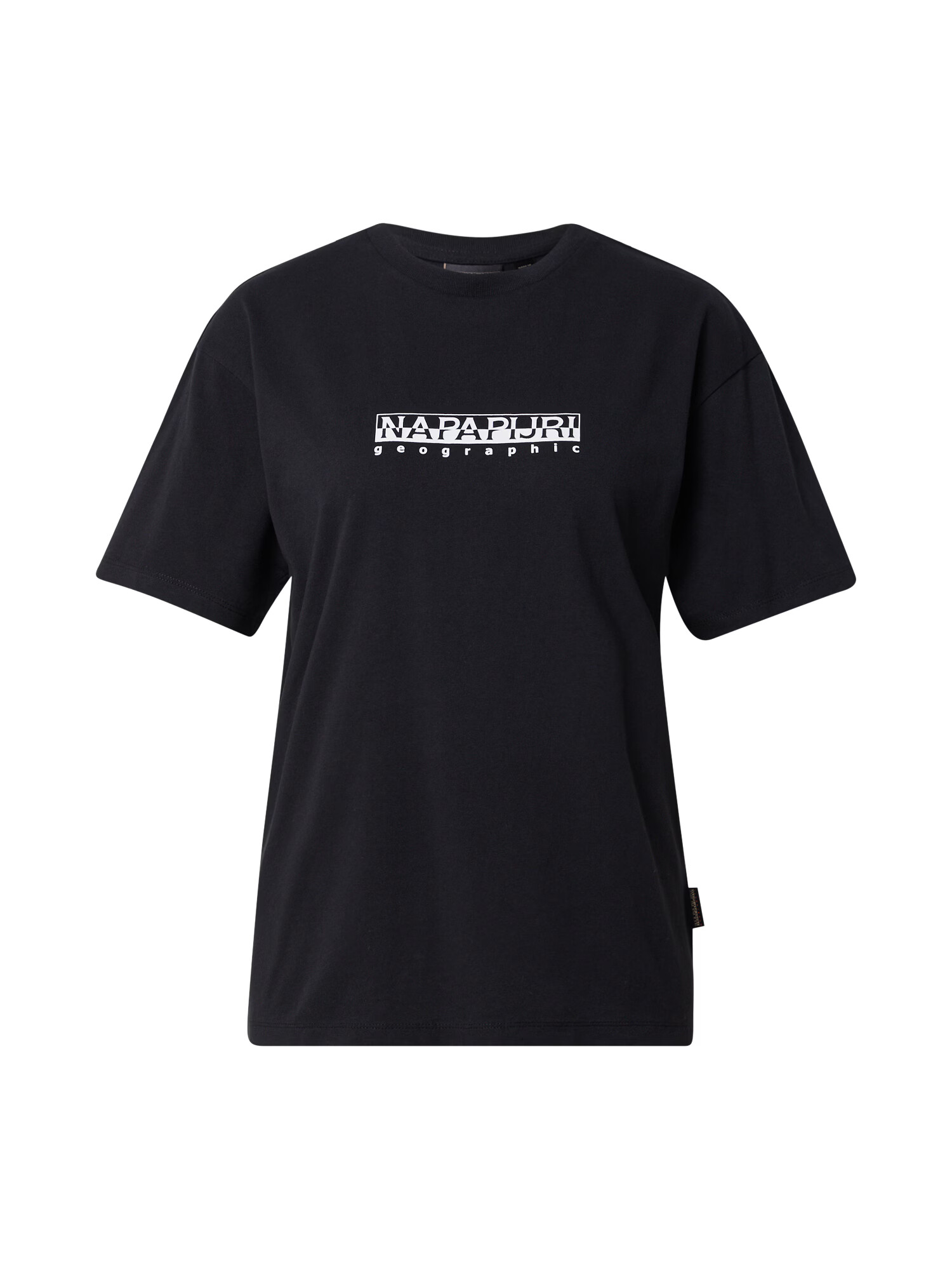 NAPAPIJRI Tricou negru / alb - Pled.ro