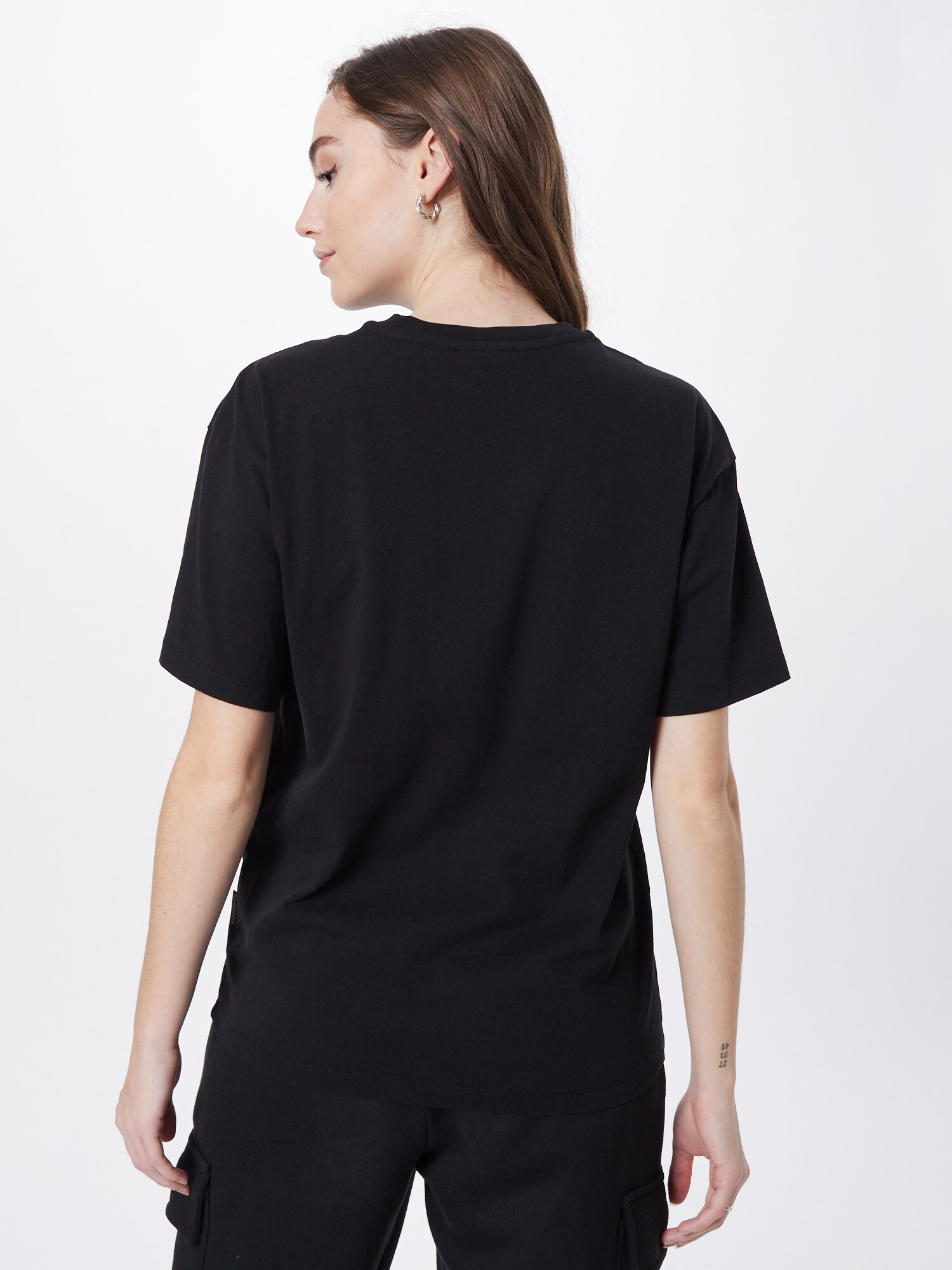 NAPAPIJRI Tricou negru / alb - Pled.ro