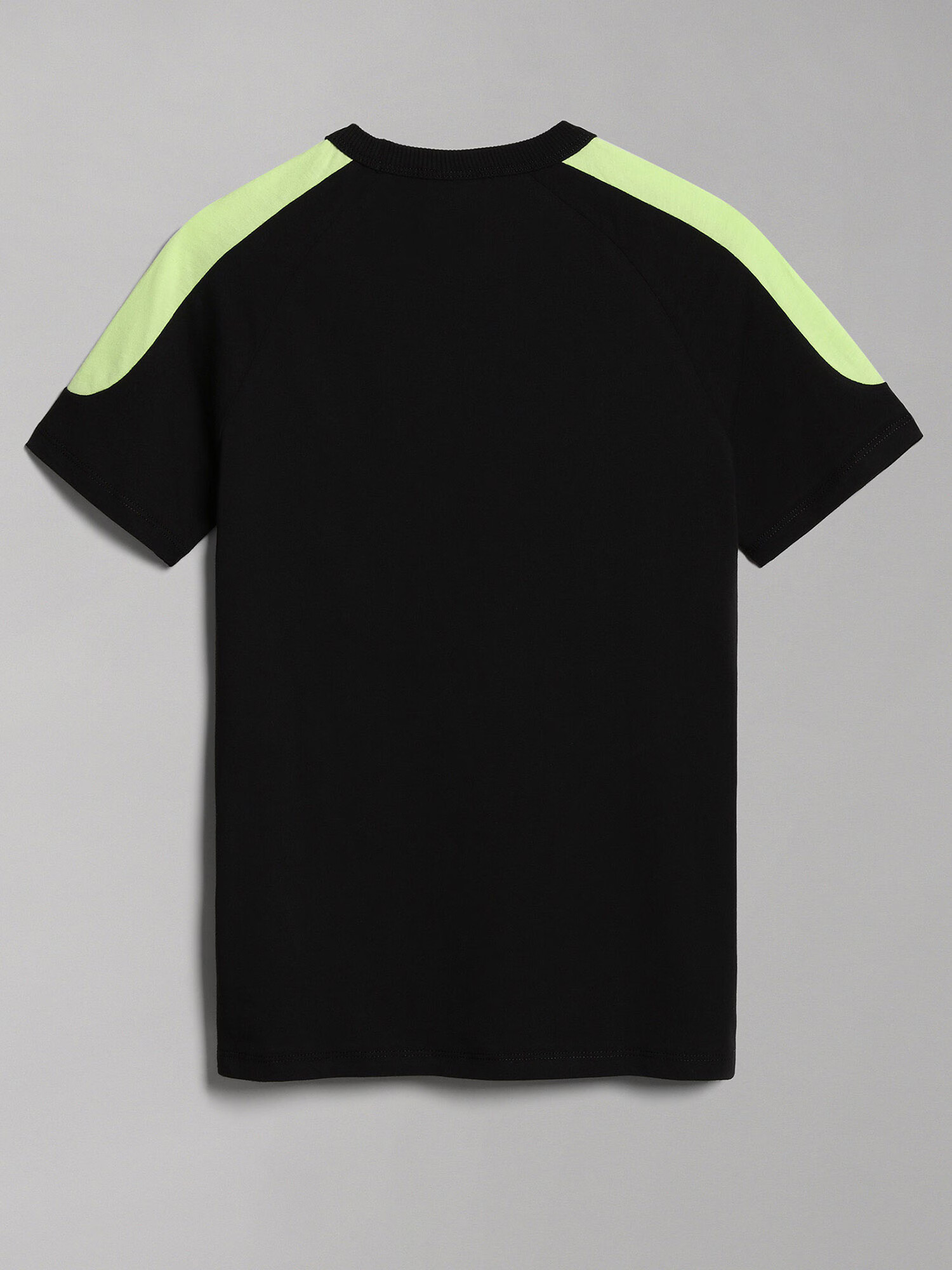 NAPAPIJRI Tricou 'PINTA' verde limetă / negru / alb - Pled.ro