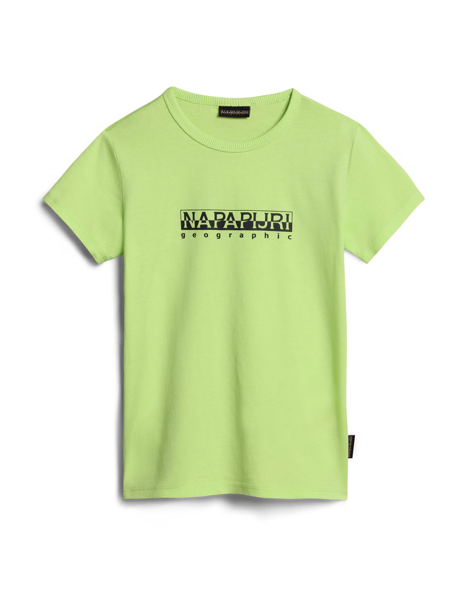 NAPAPIJRI Tricou verde măr / negru - Pled.ro