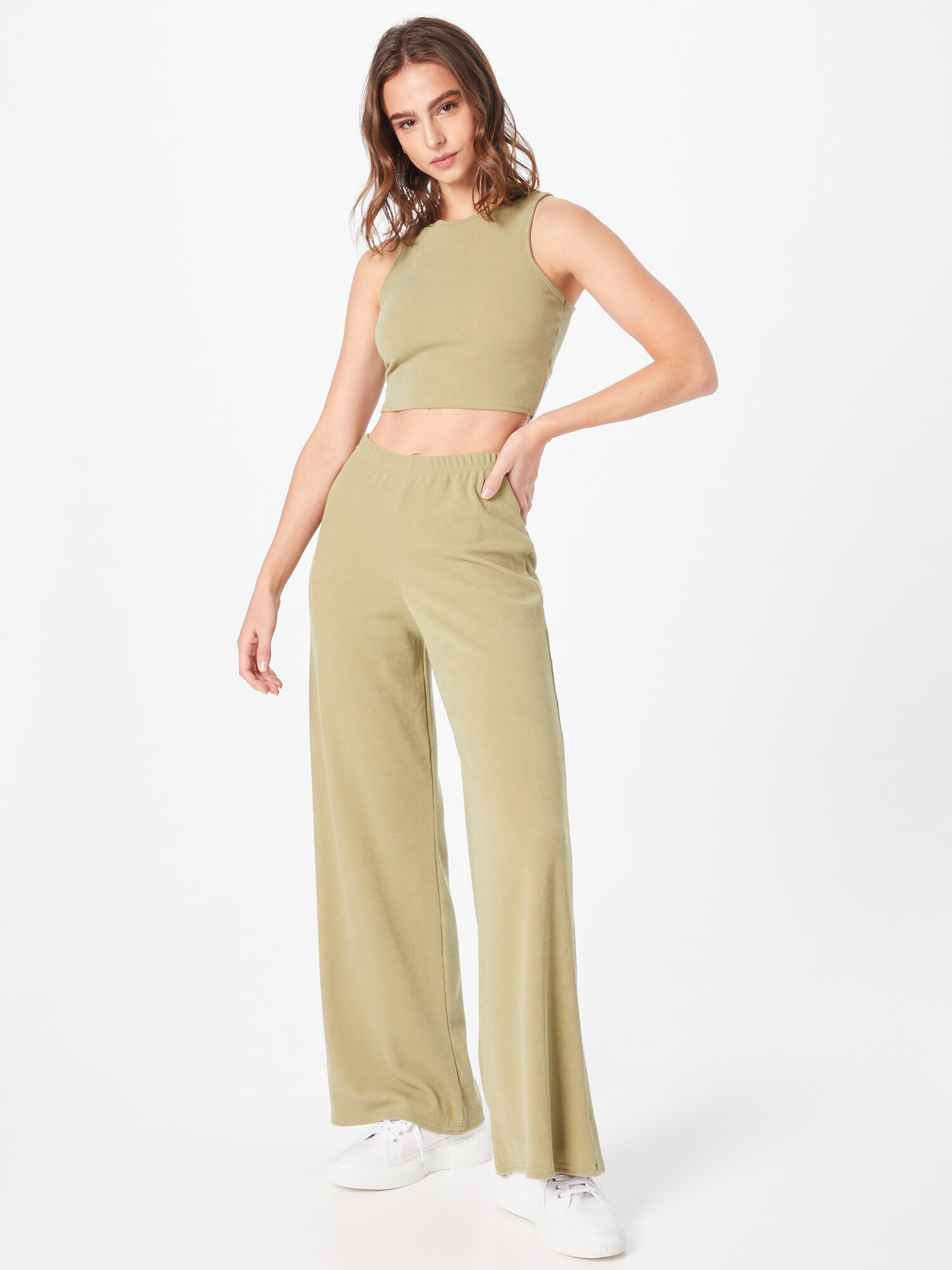 Nasty Gal Costum cu pantaloni verde pastel - Pled.ro