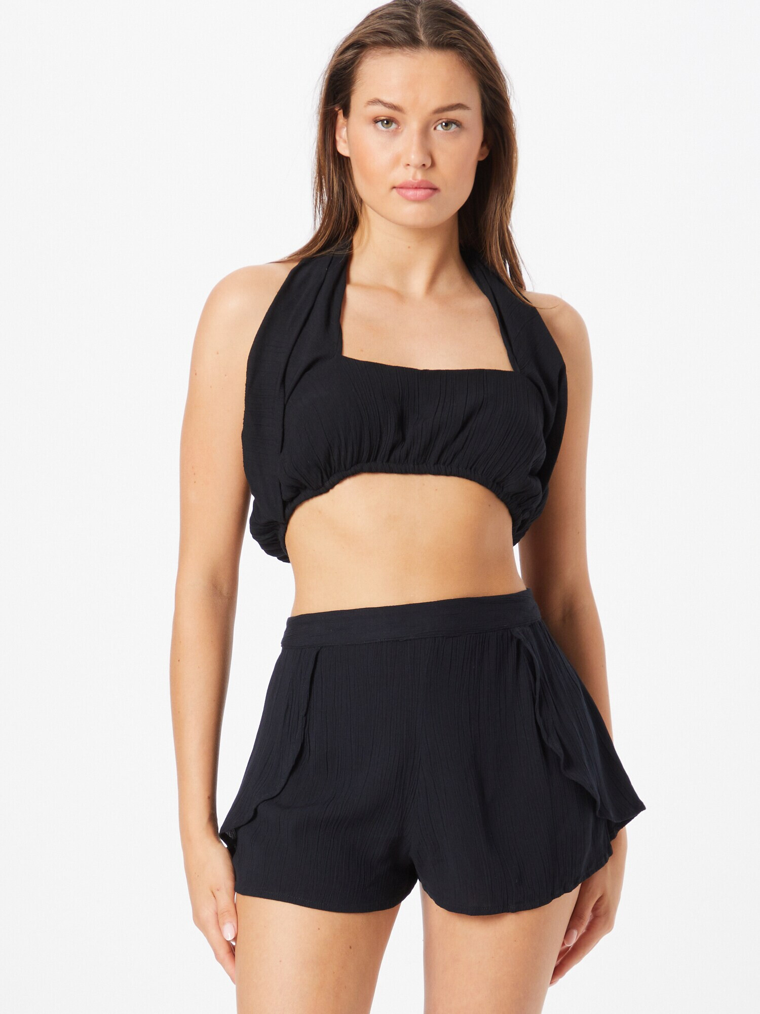 Nasty Gal Costum de baie două piese negru - Pled.ro