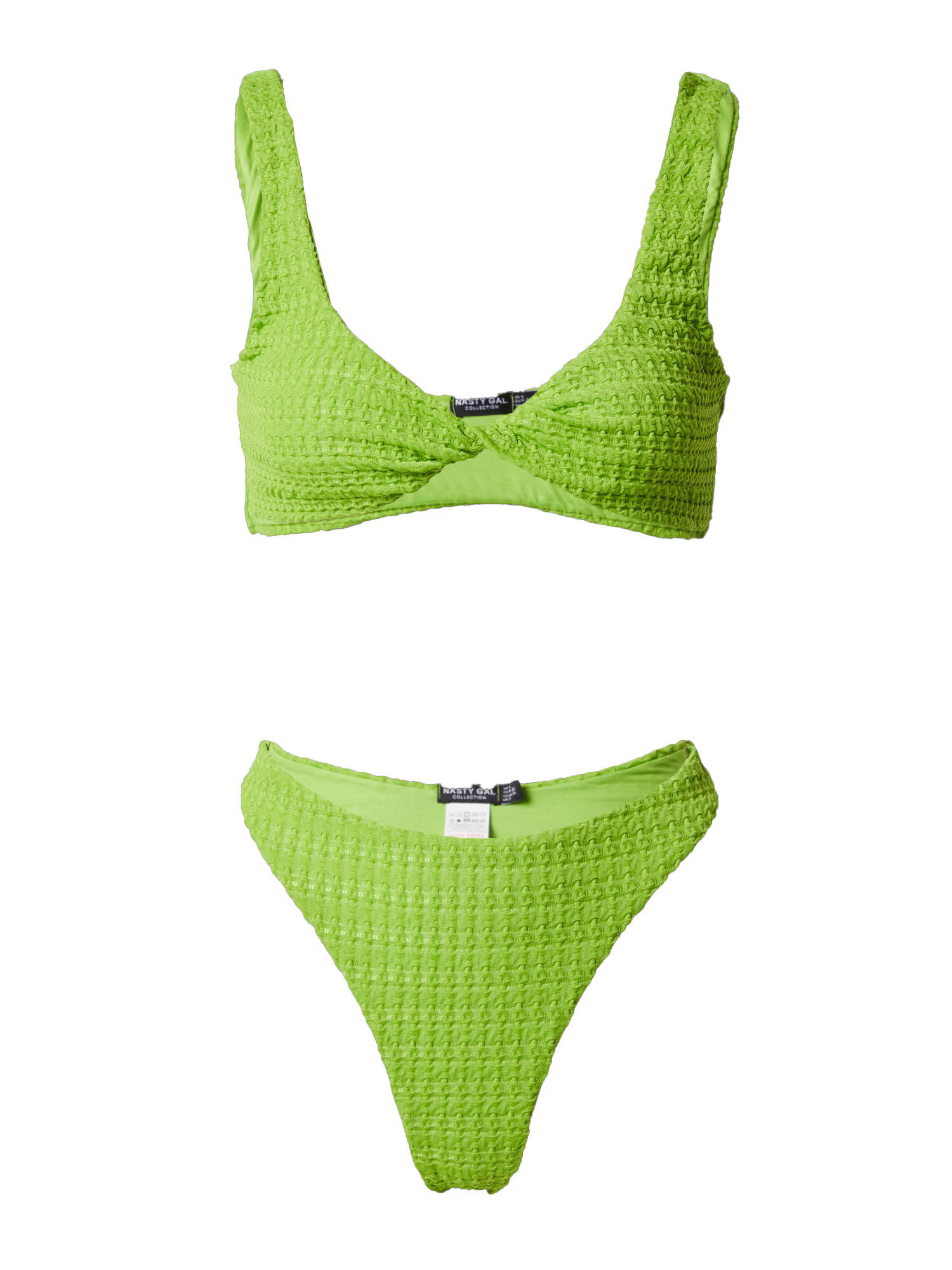 Nasty Gal Costum de baie două piese verde stuf - Pled.ro