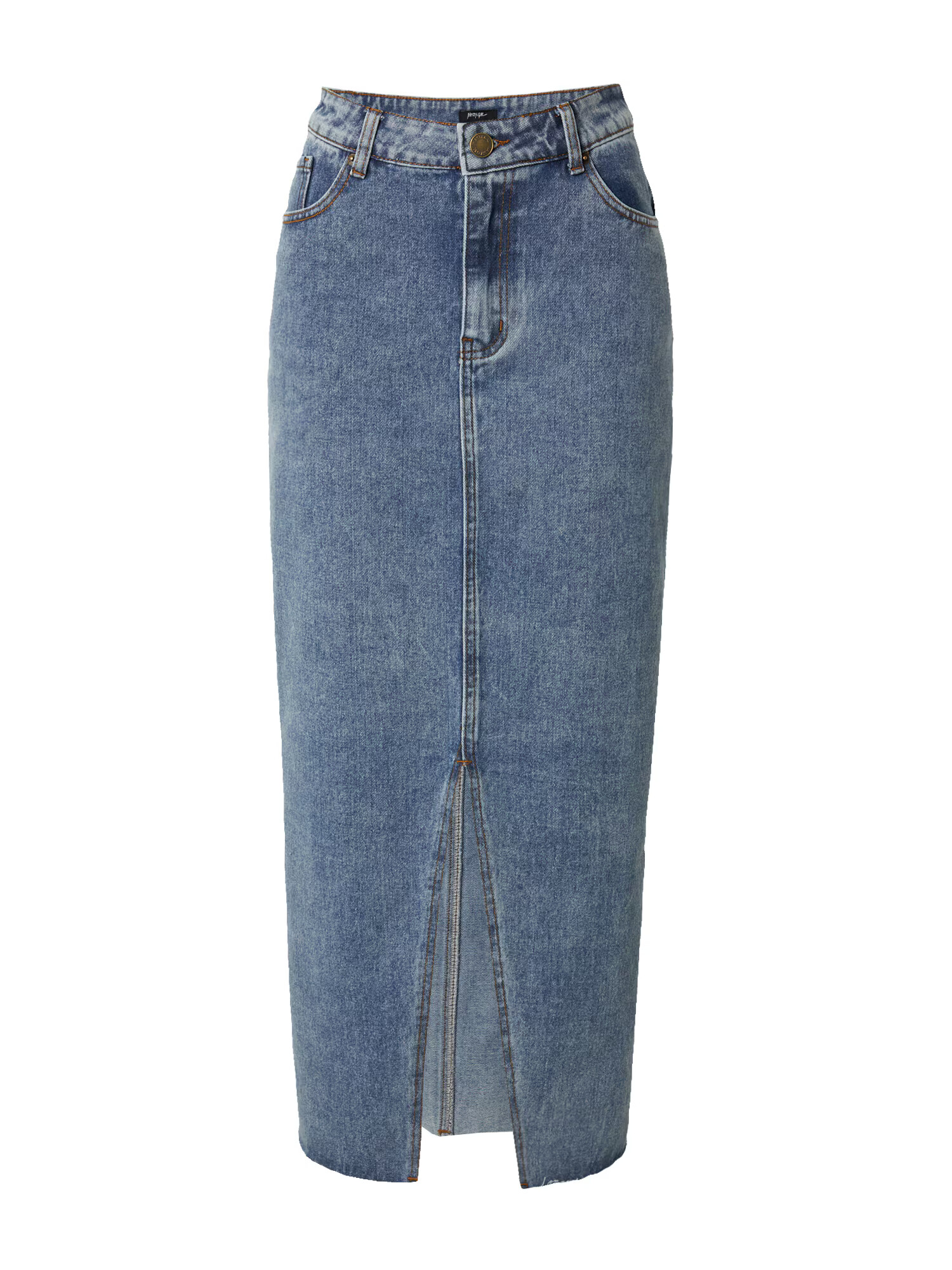 Nasty Gal Fustă 'Star Bum' albastru denim - Pled.ro