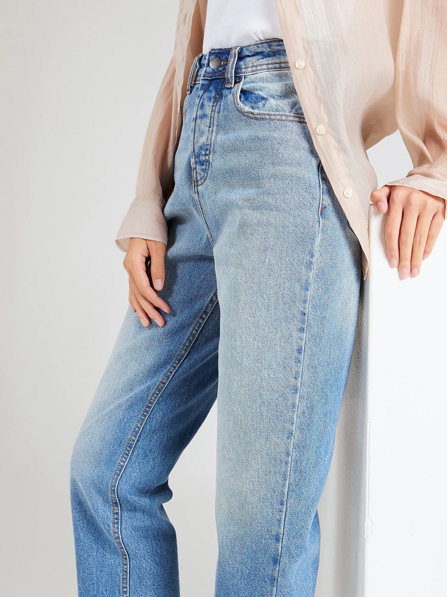 Nasty Gal Jeans albastru denim - Pled.ro