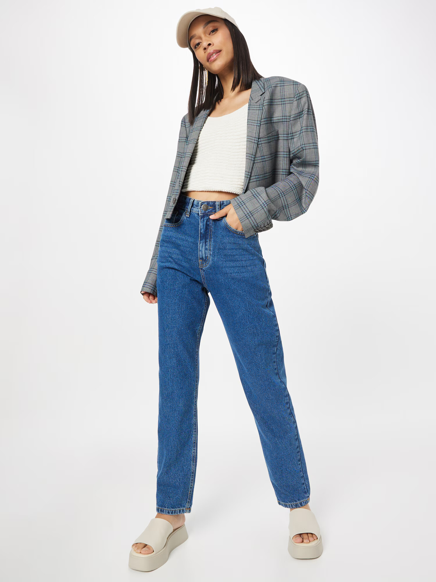 Nasty Gal Jeans albastru denim - Pled.ro