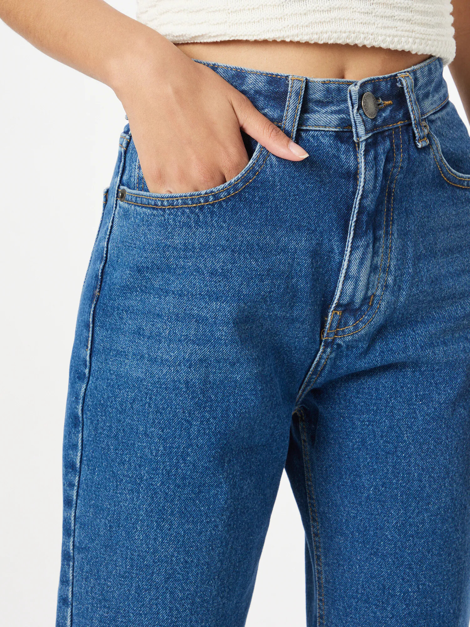 Nasty Gal Jeans albastru denim - Pled.ro