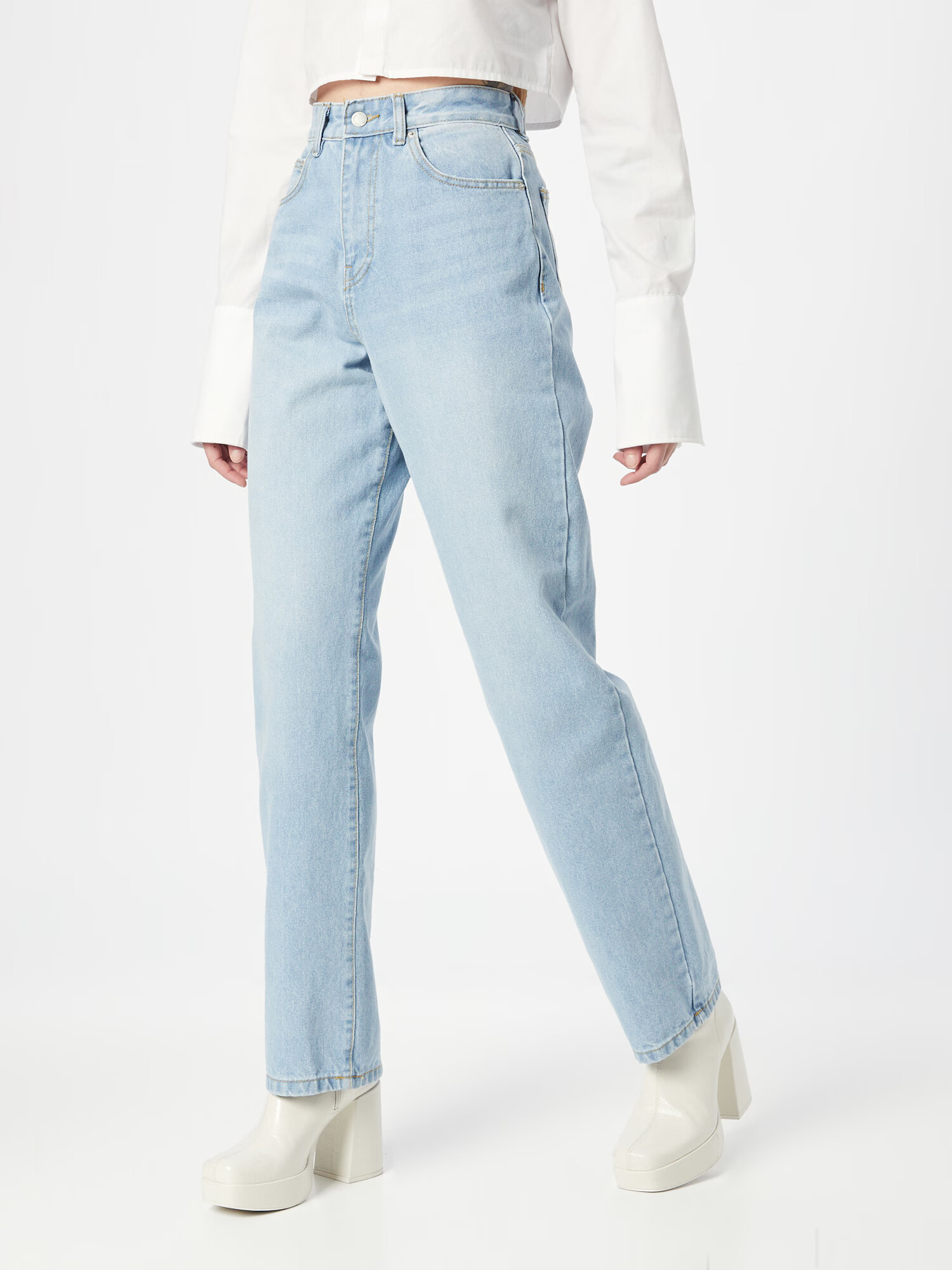 Nasty Gal Jeans albastru denim - Pled.ro