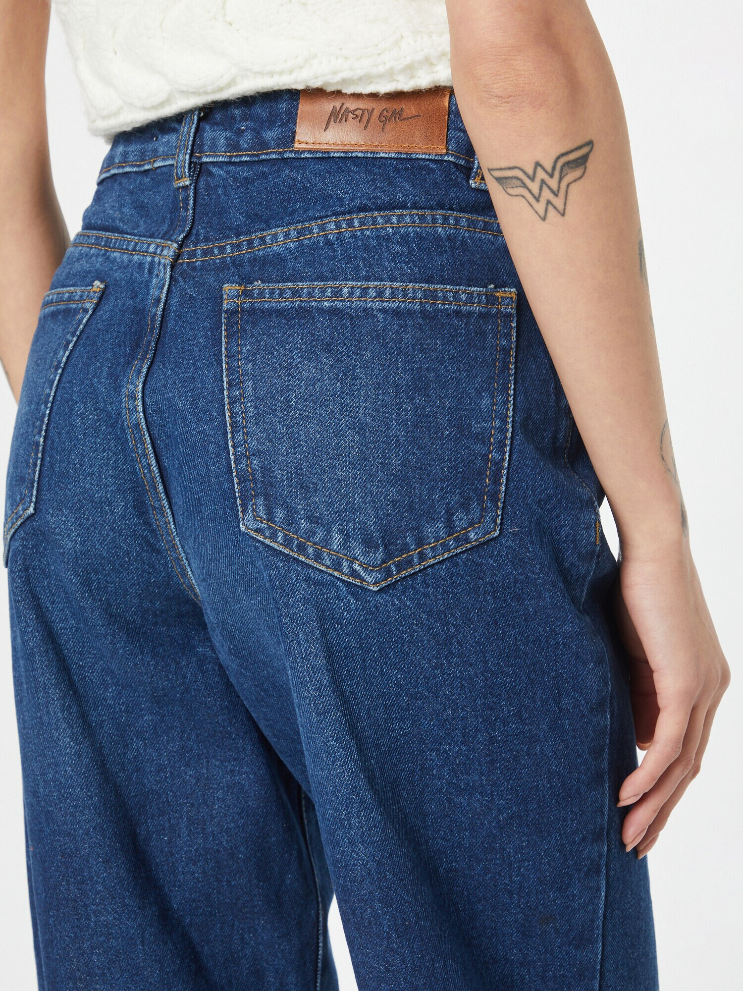 Nasty Gal Jeans albastru gențiană - Pled.ro