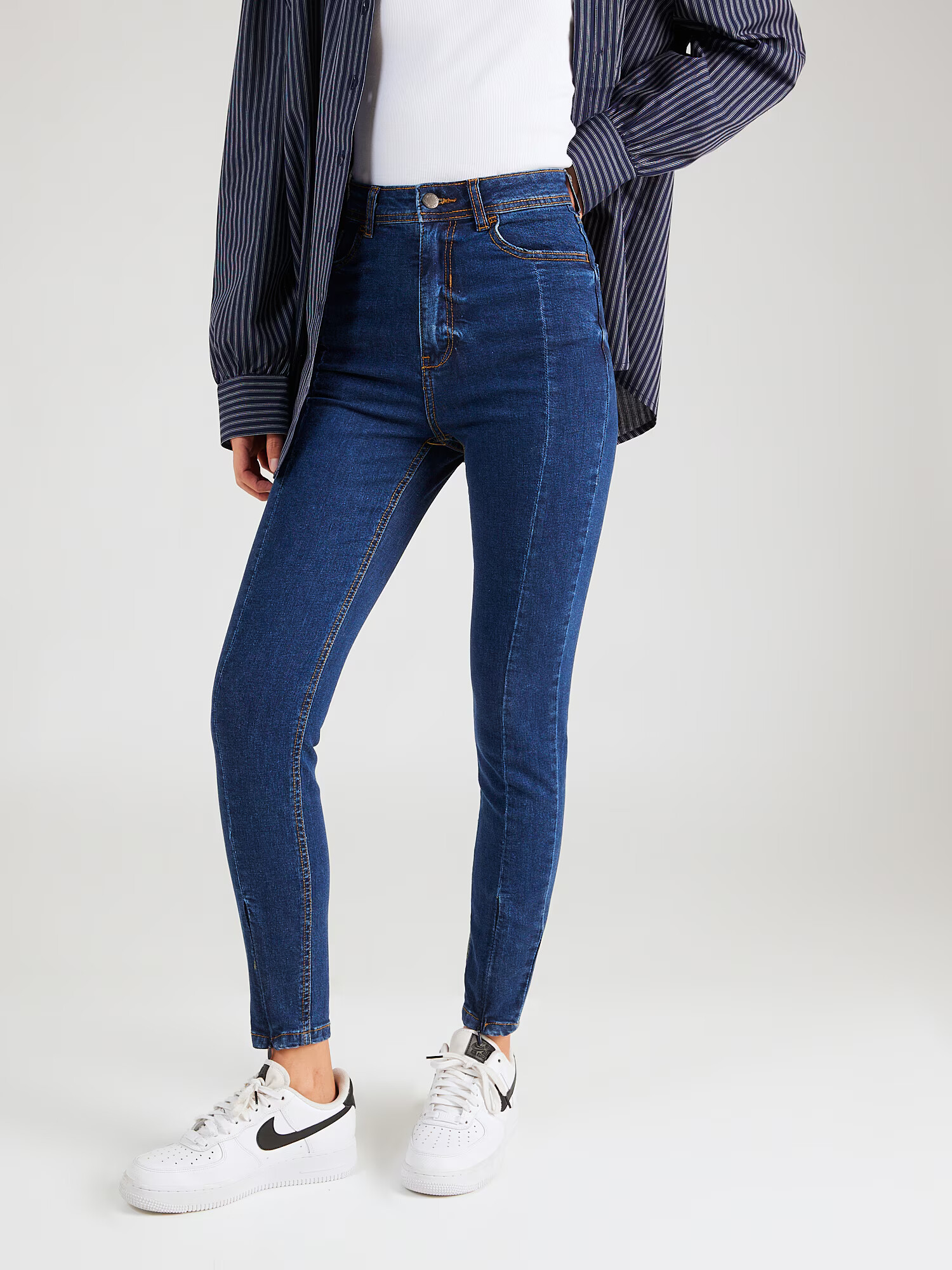 Nasty Gal Jeans albastru închis - Pled.ro