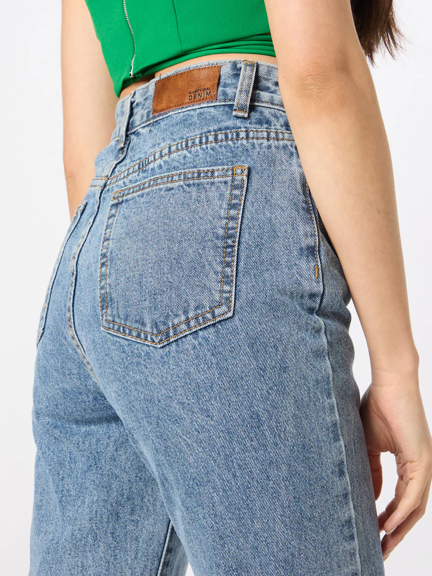 Nasty Gal Jeans 'Distressed' albastru denim - Pled.ro