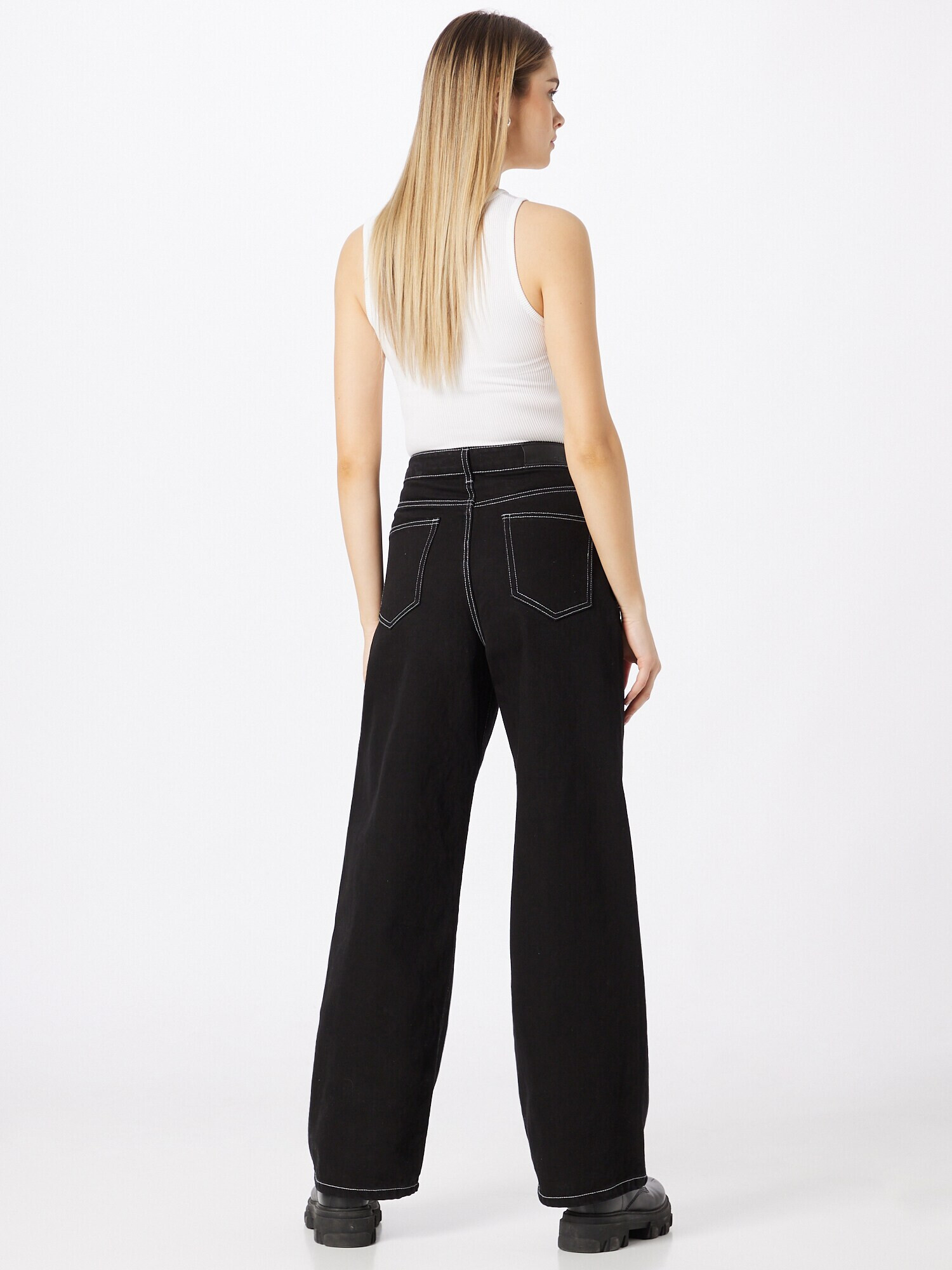 Nasty Gal Jeans negru - Pled.ro