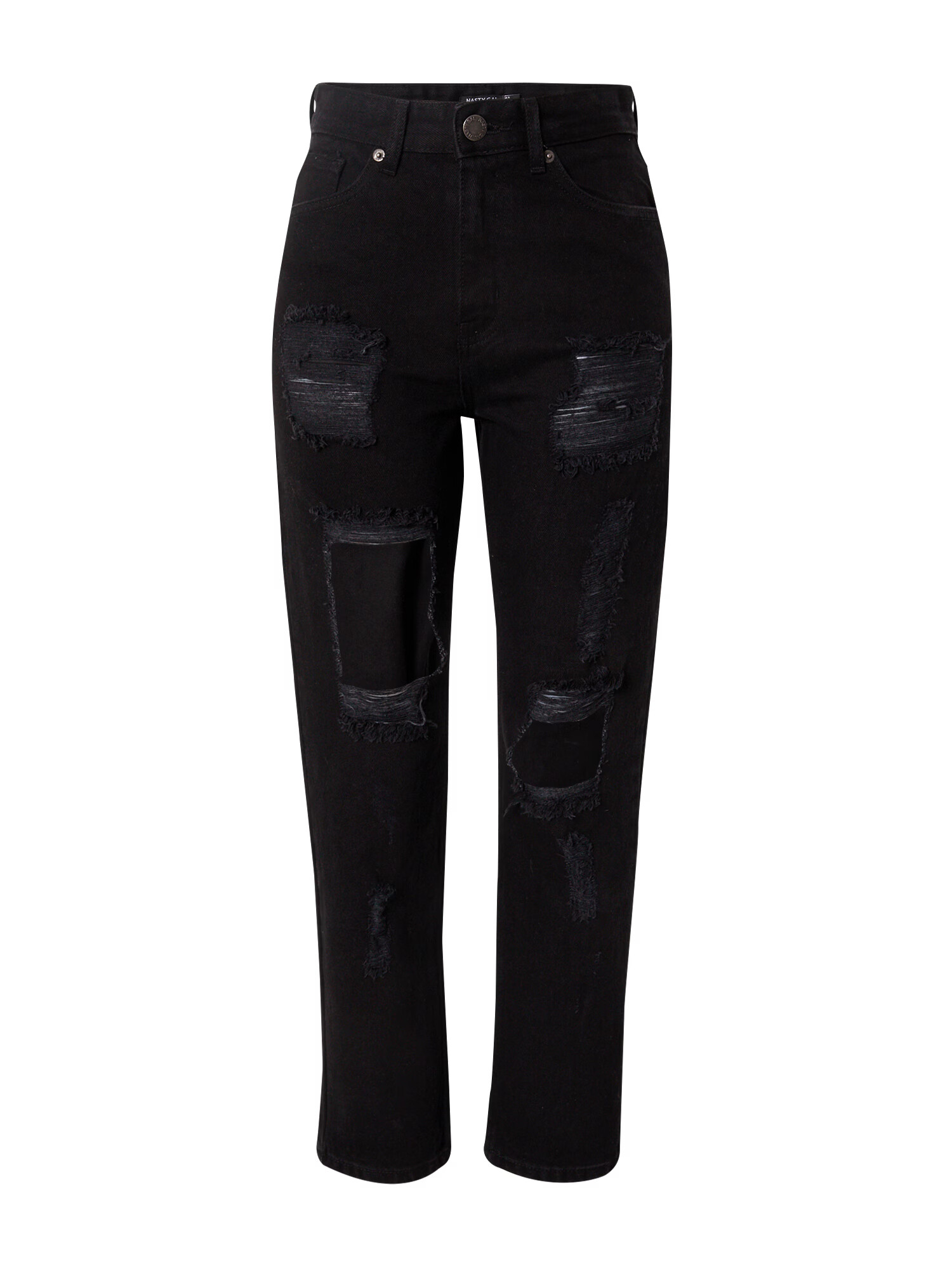 Nasty Gal Jeans negru - Pled.ro