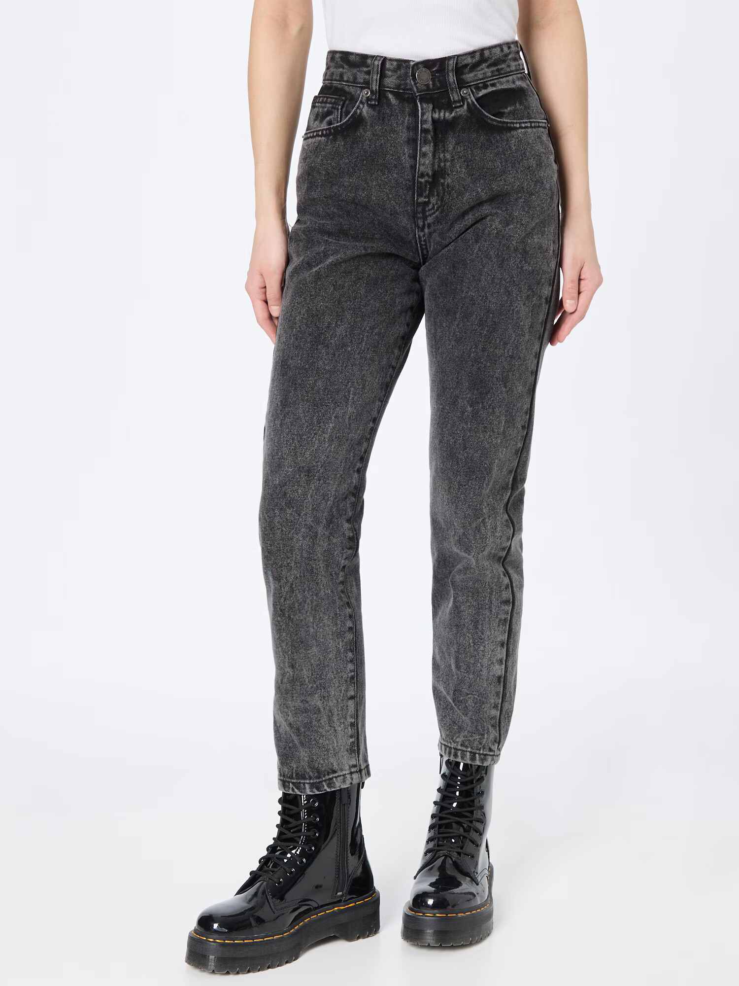 Nasty Gal Jeans negru denim - Pled.ro