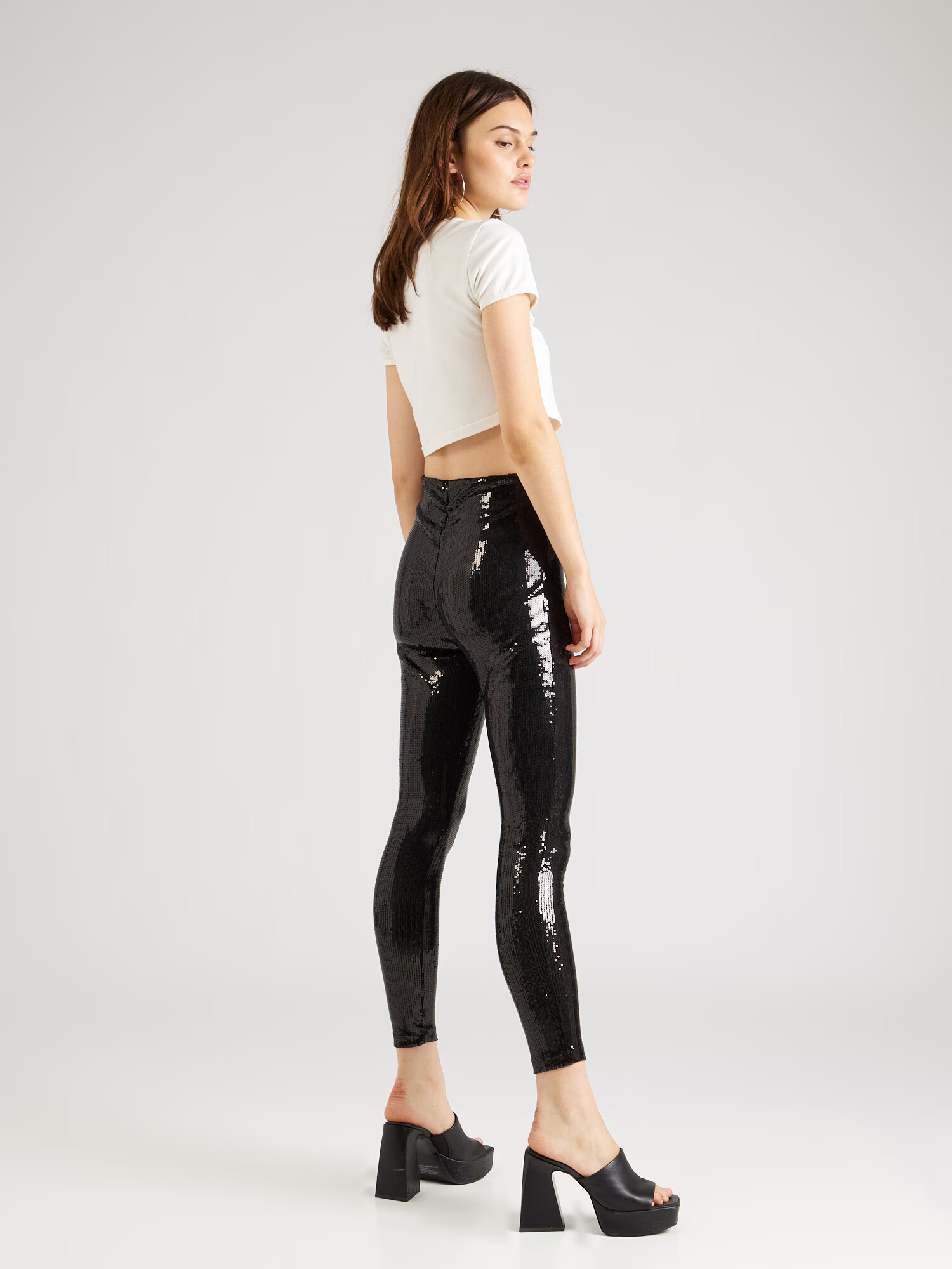 Nasty Gal Leggings negru - Pled.ro