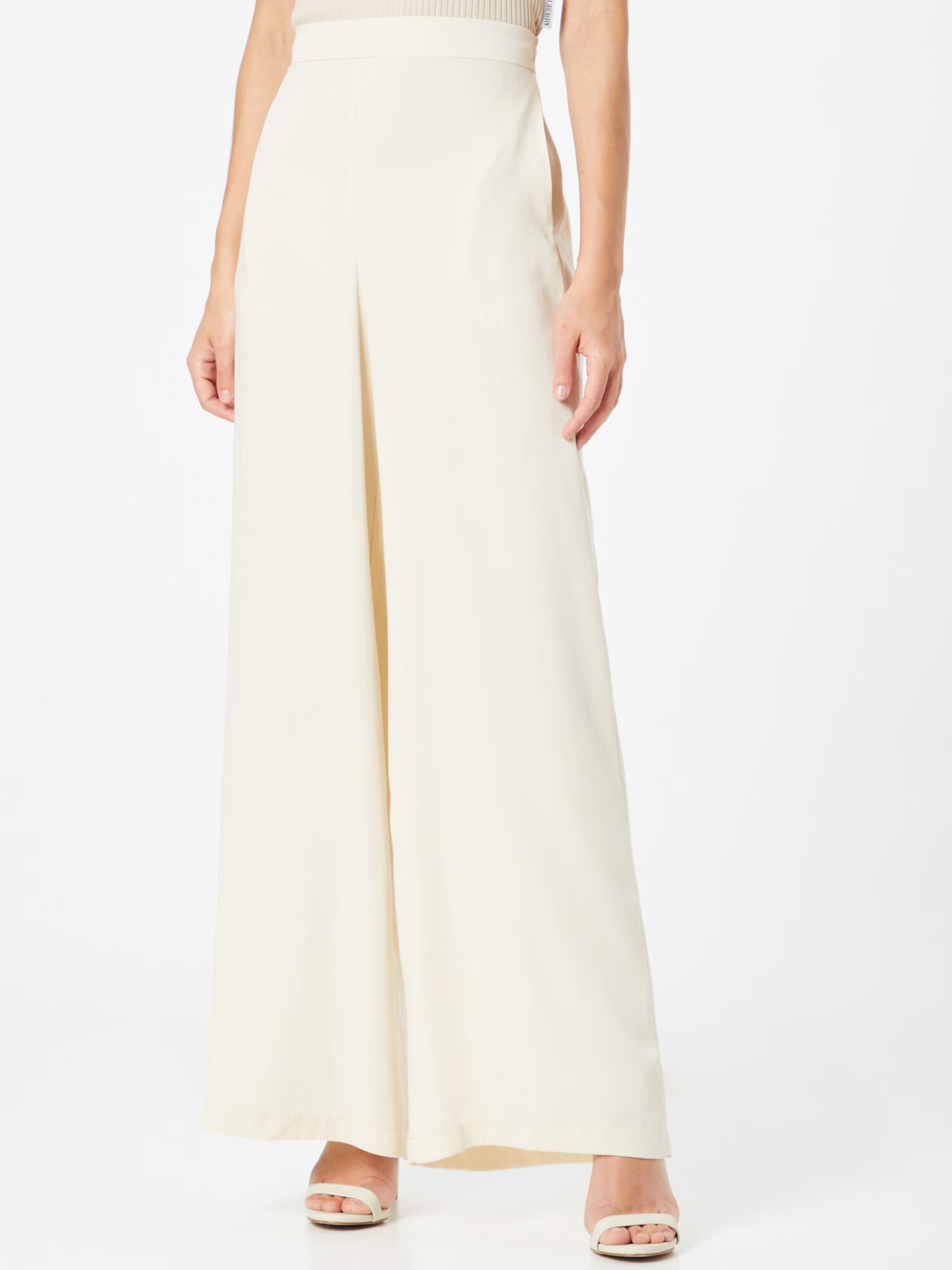 Nasty Gal Pantaloni crem - Pled.ro