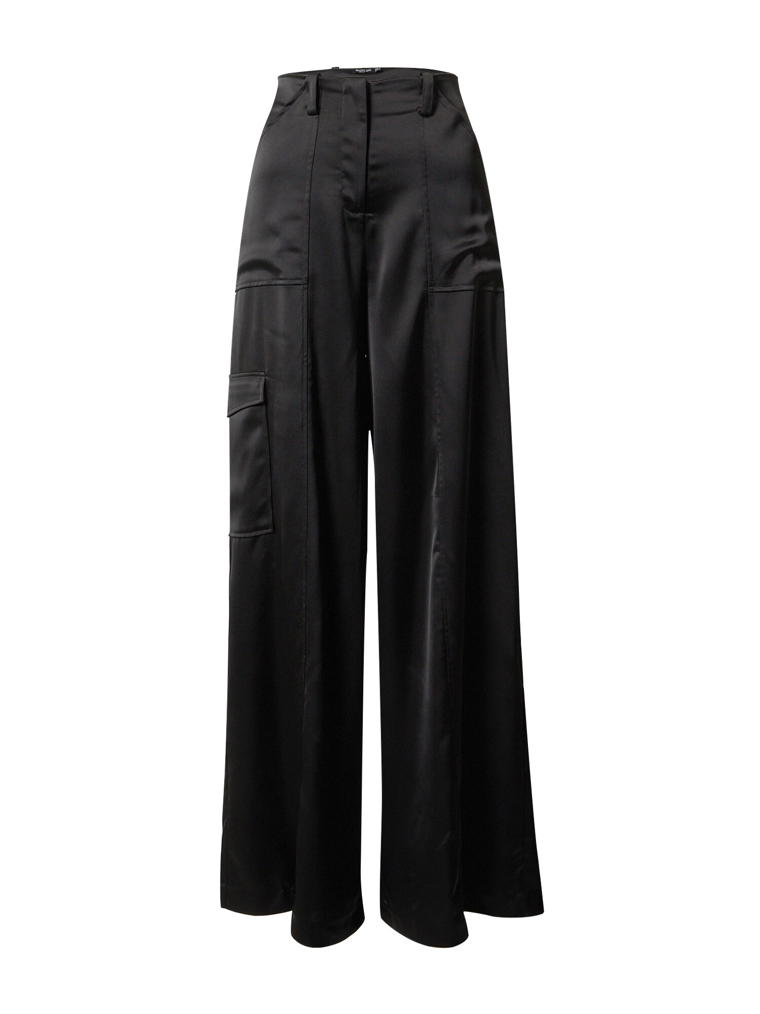 Nasty Gal Pantaloni cu buzunare negru - Pled.ro