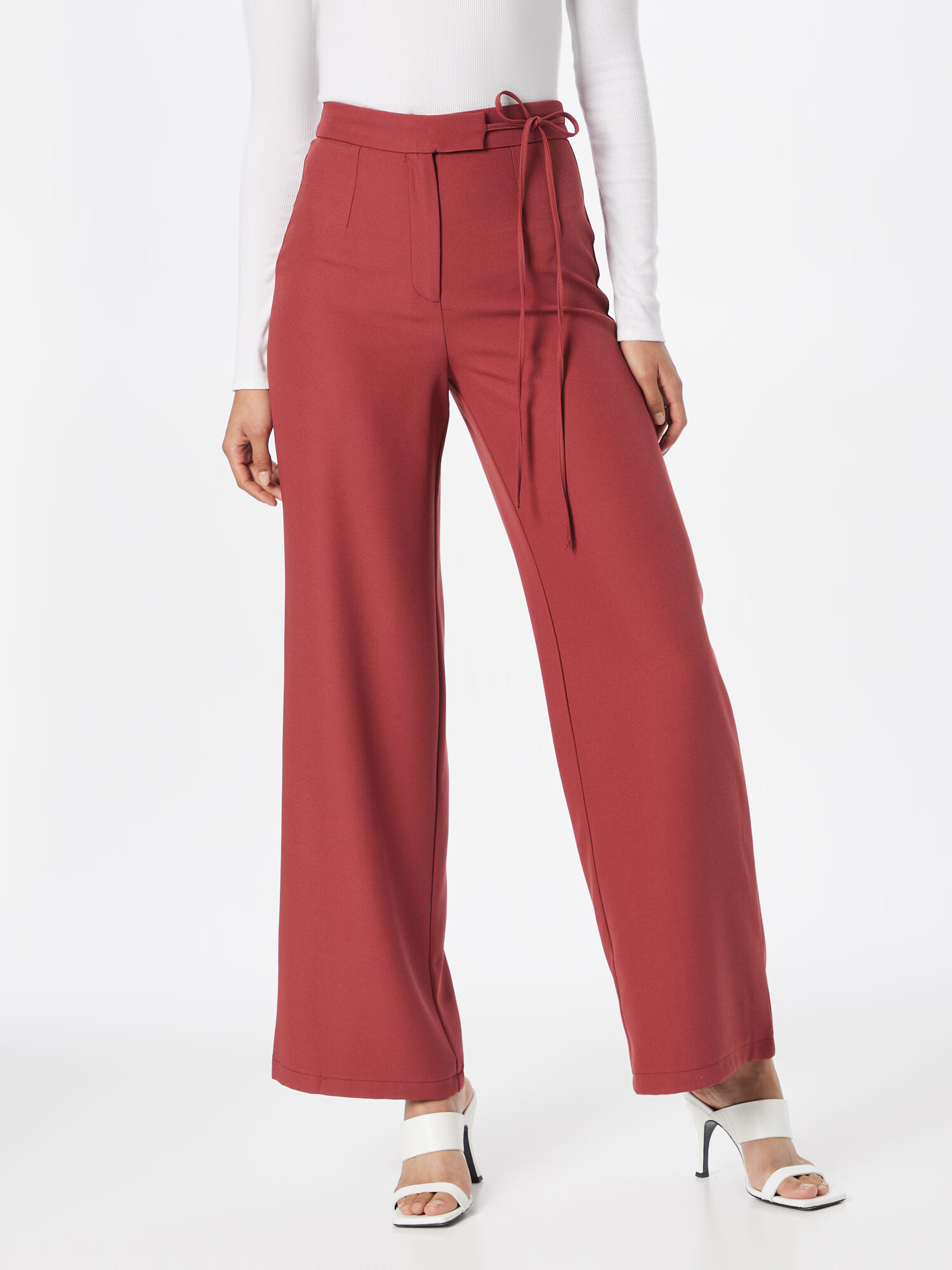 Nasty Gal Pantaloni cutați roșu burgundy - Pled.ro