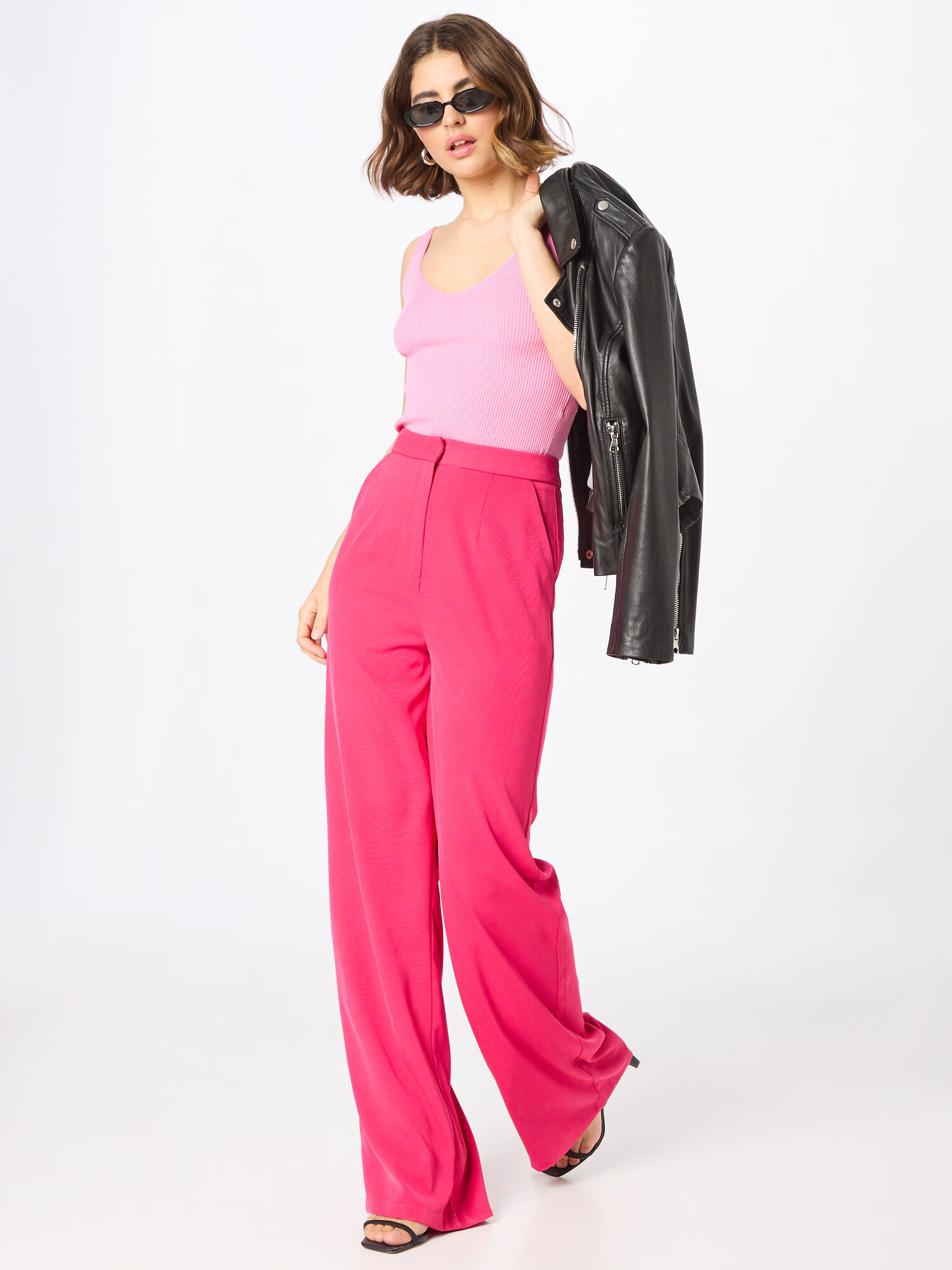 Nasty Gal Pantaloni roz - Pled.ro