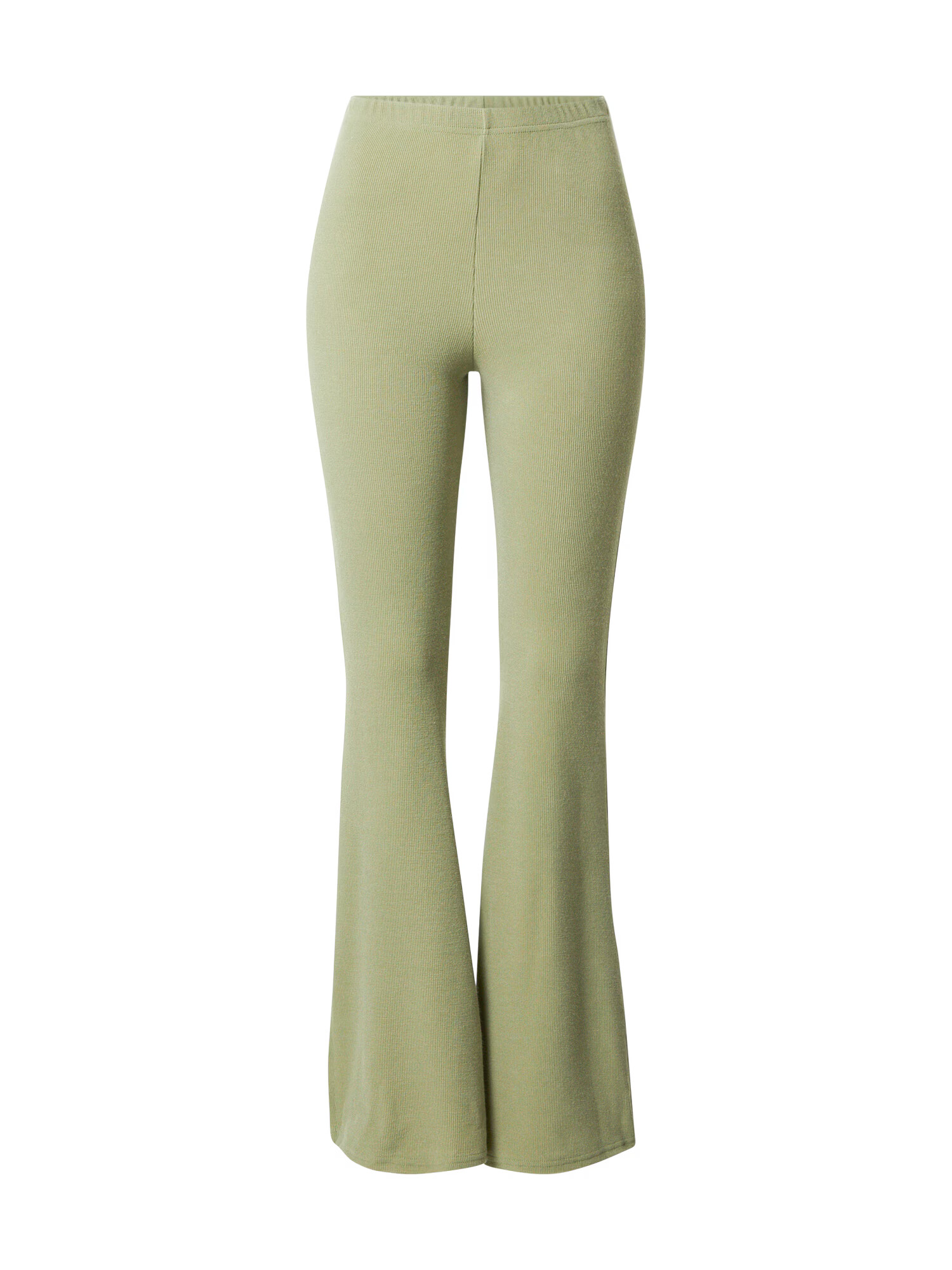 Nasty Gal Pantaloni verde deschis - Pled.ro