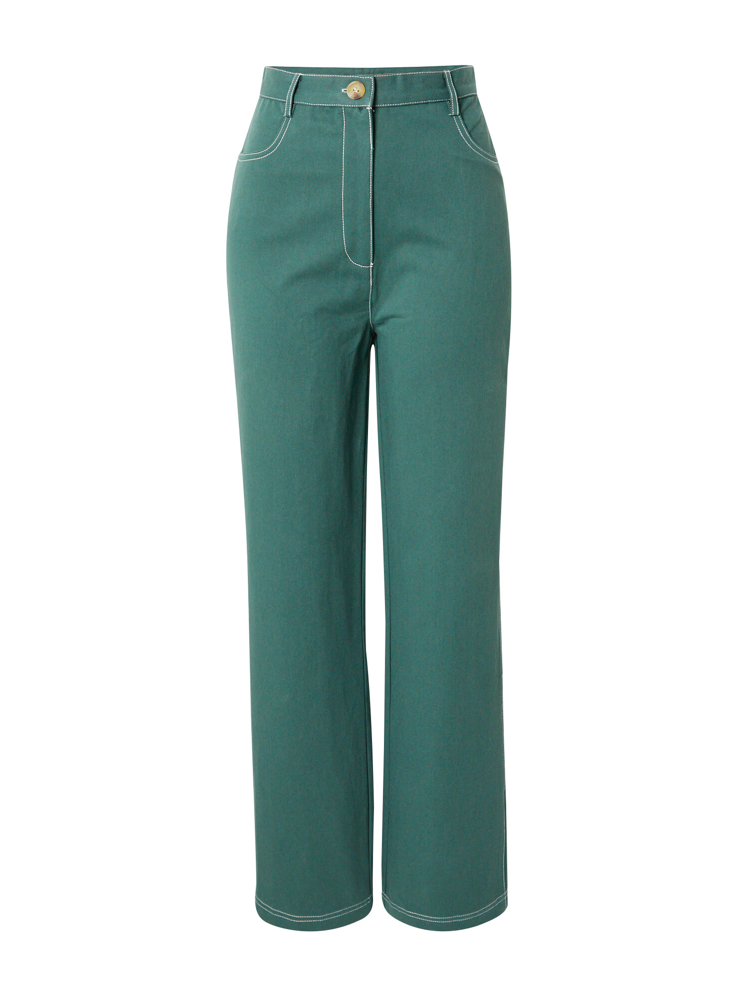 Nasty Gal Pantaloni verde jad - Pled.ro