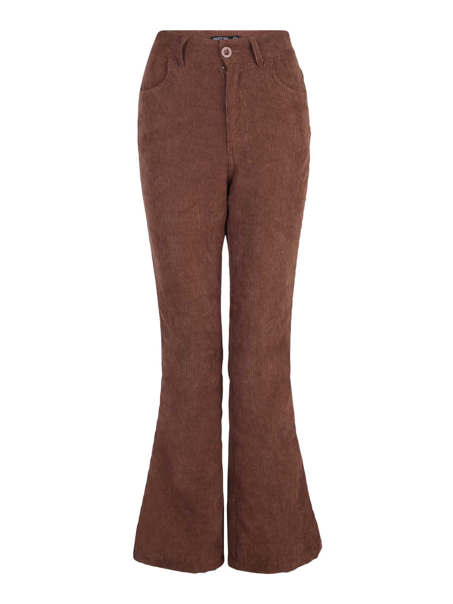 Nasty Gal Petite Pantaloni maro - Pled.ro