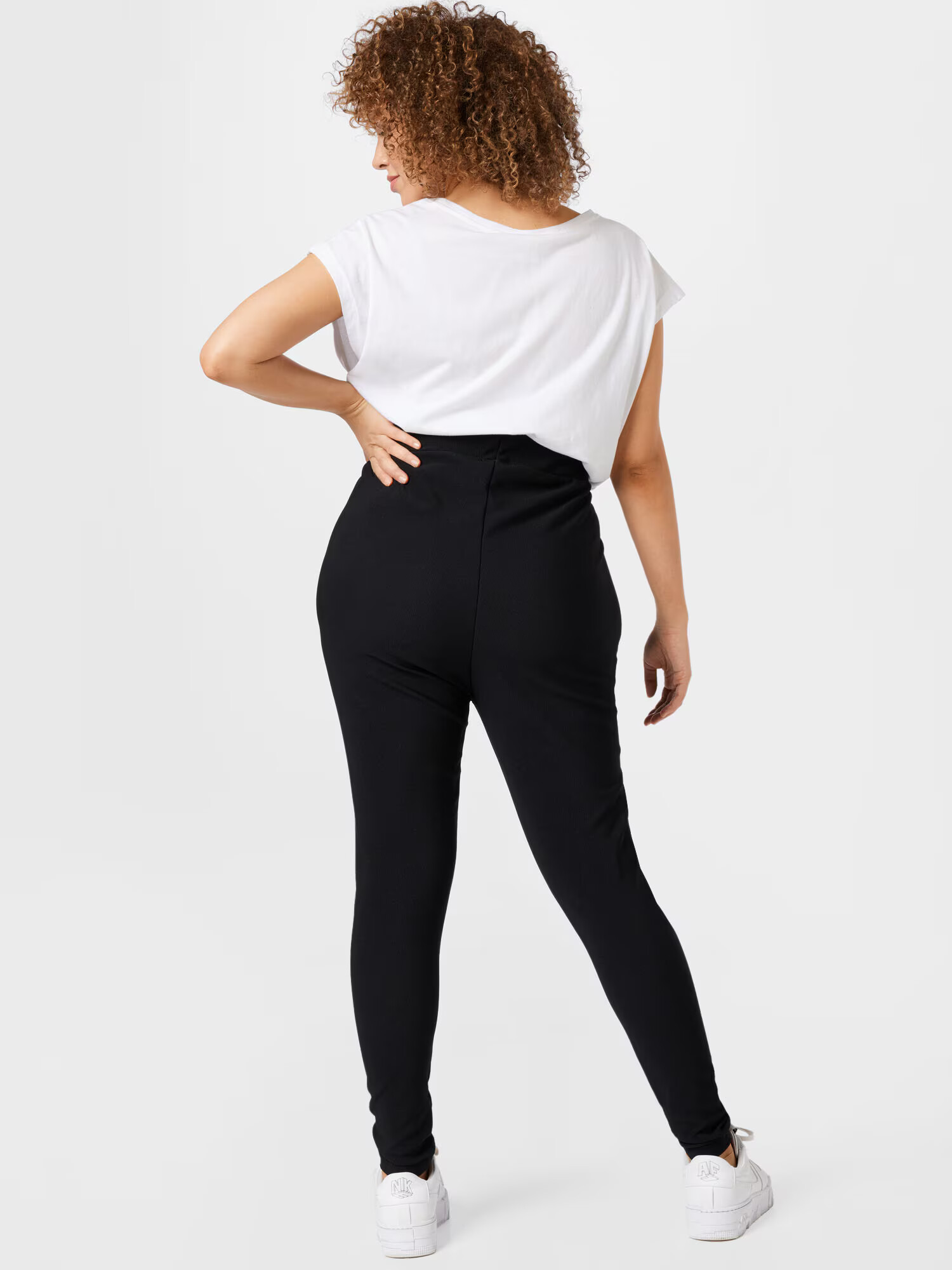 Nasty Gal Plus Leggings negru - Pled.ro