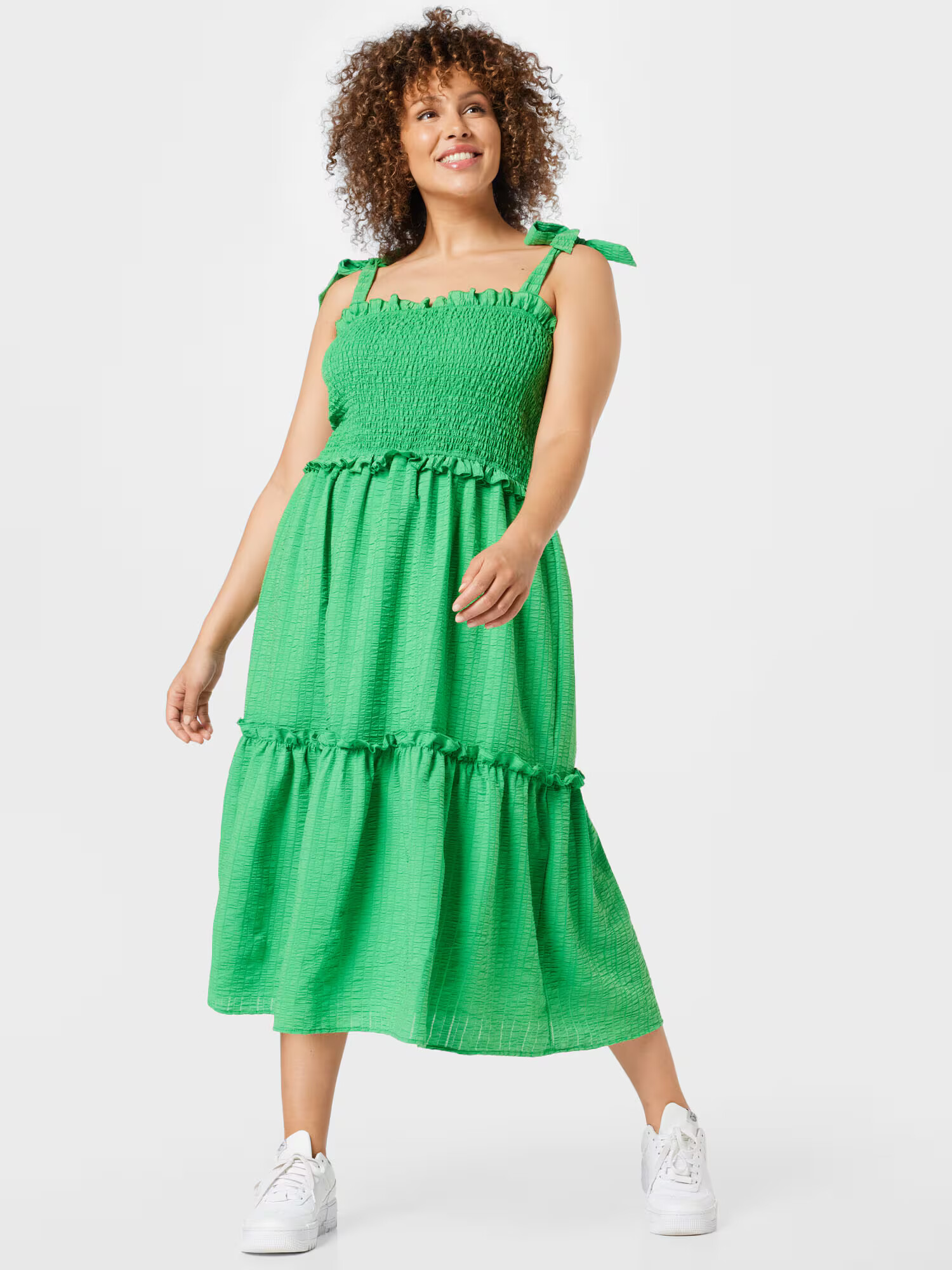 Nasty Gal Plus Rochie de vară verde măr - Pled.ro