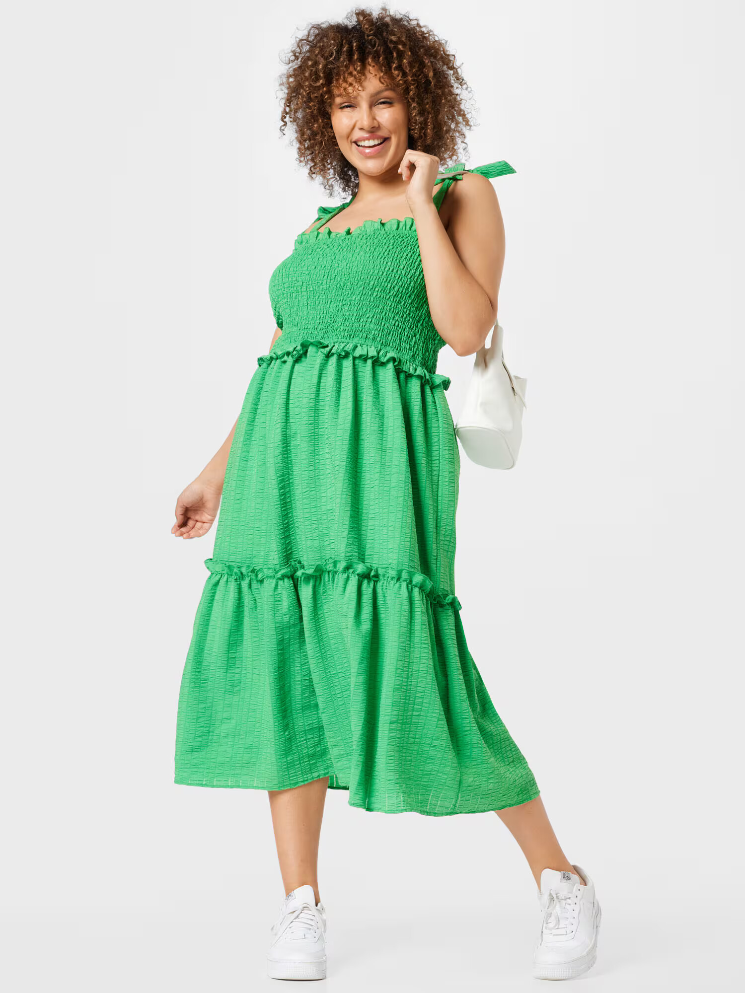 Nasty Gal Plus Rochie de vară verde măr - Pled.ro