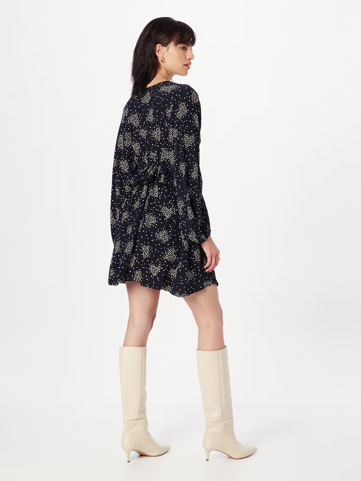 Nasty Gal Rochie bleumarin / alb - Pled.ro