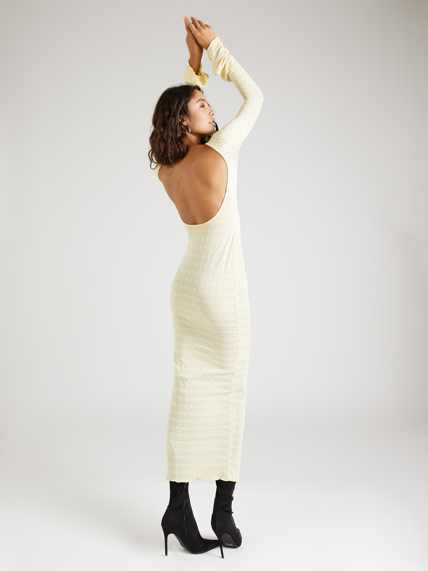 Nasty Gal Rochie de cocktail ecru - Pled.ro