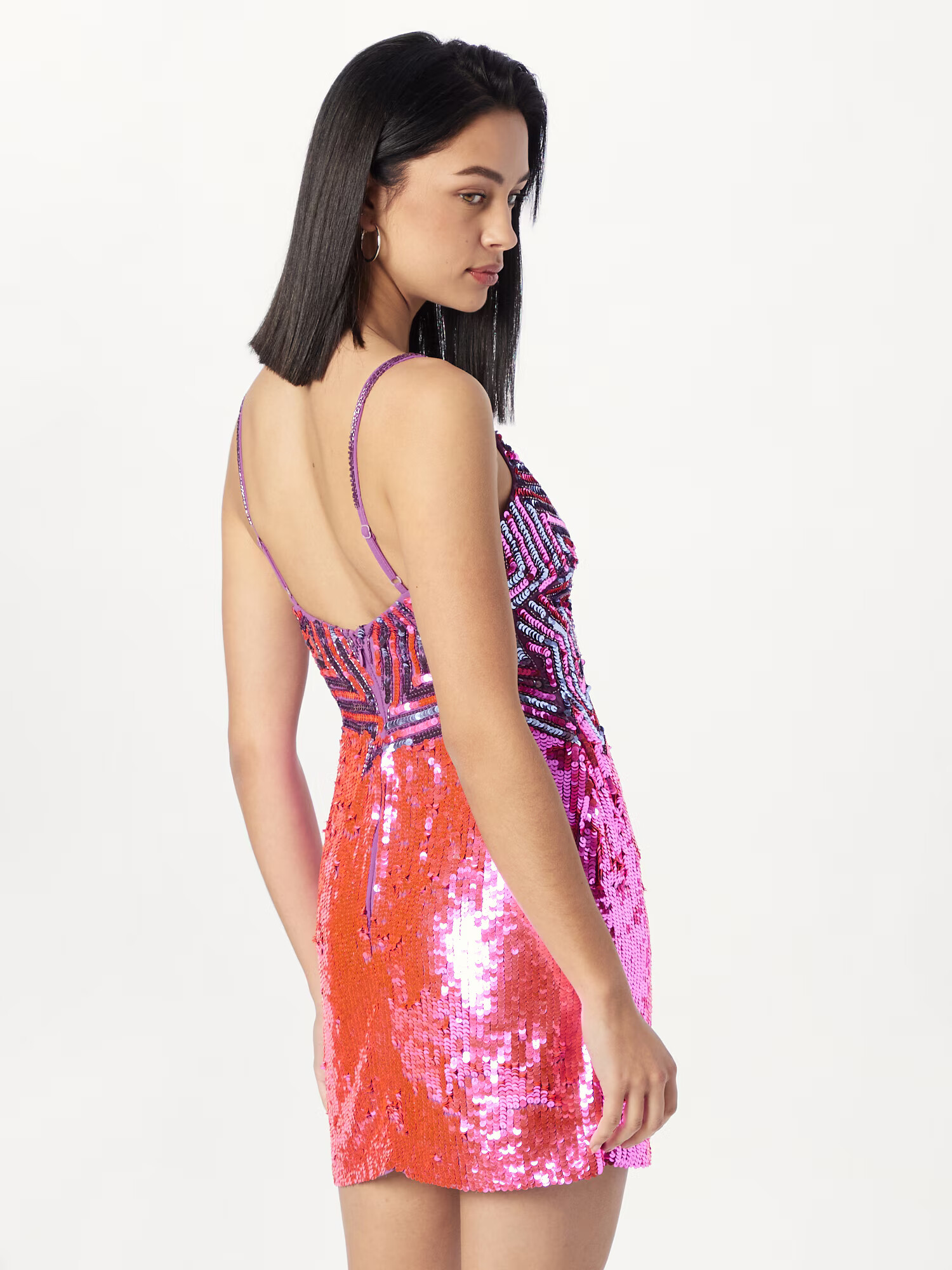 Nasty Gal Rochie de seară lila / roz - Pled.ro