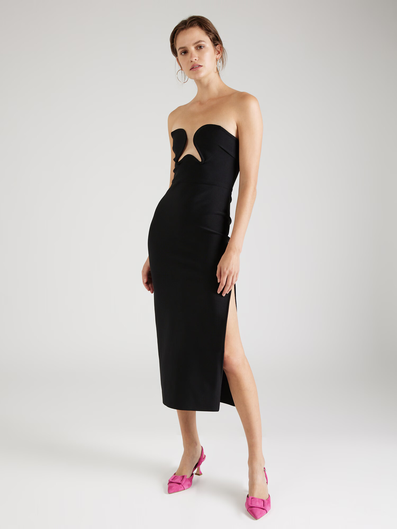 Nasty Gal Rochie de cocktail negru - Pled.ro