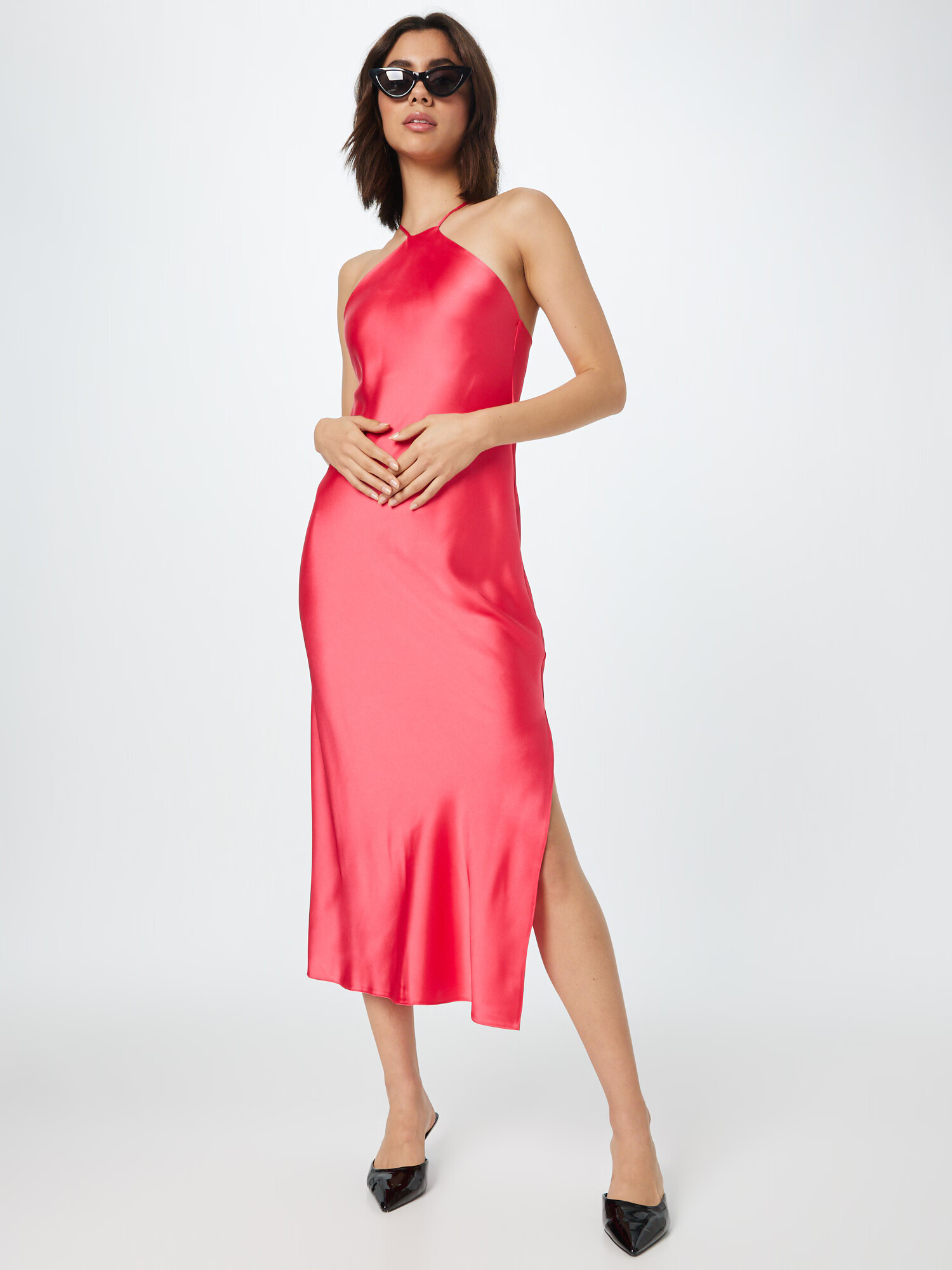 Nasty Gal Rochie de cocktail roz - Pled.ro