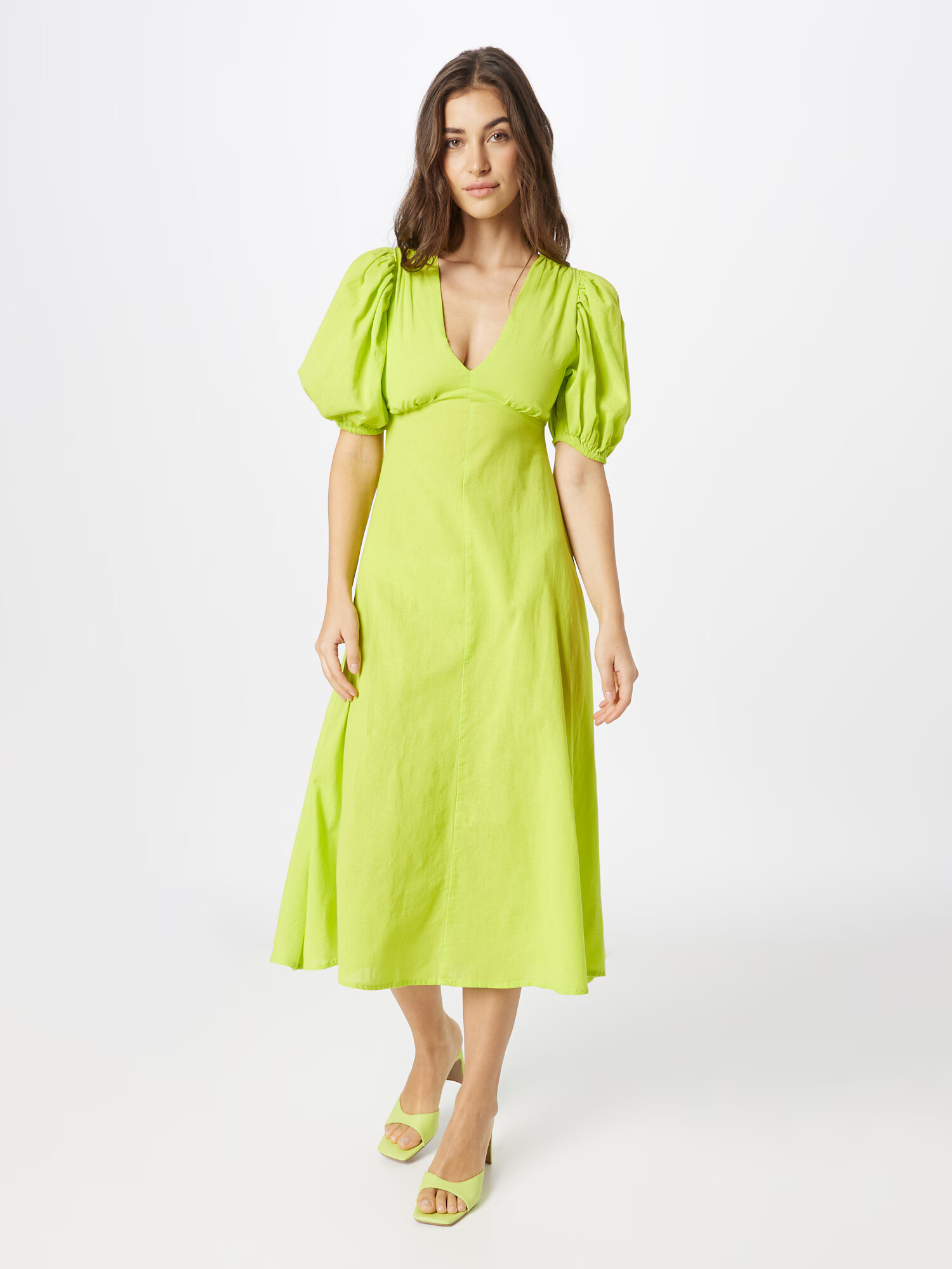 Nasty Gal Rochie de cocktail verde limetă - Pled.ro