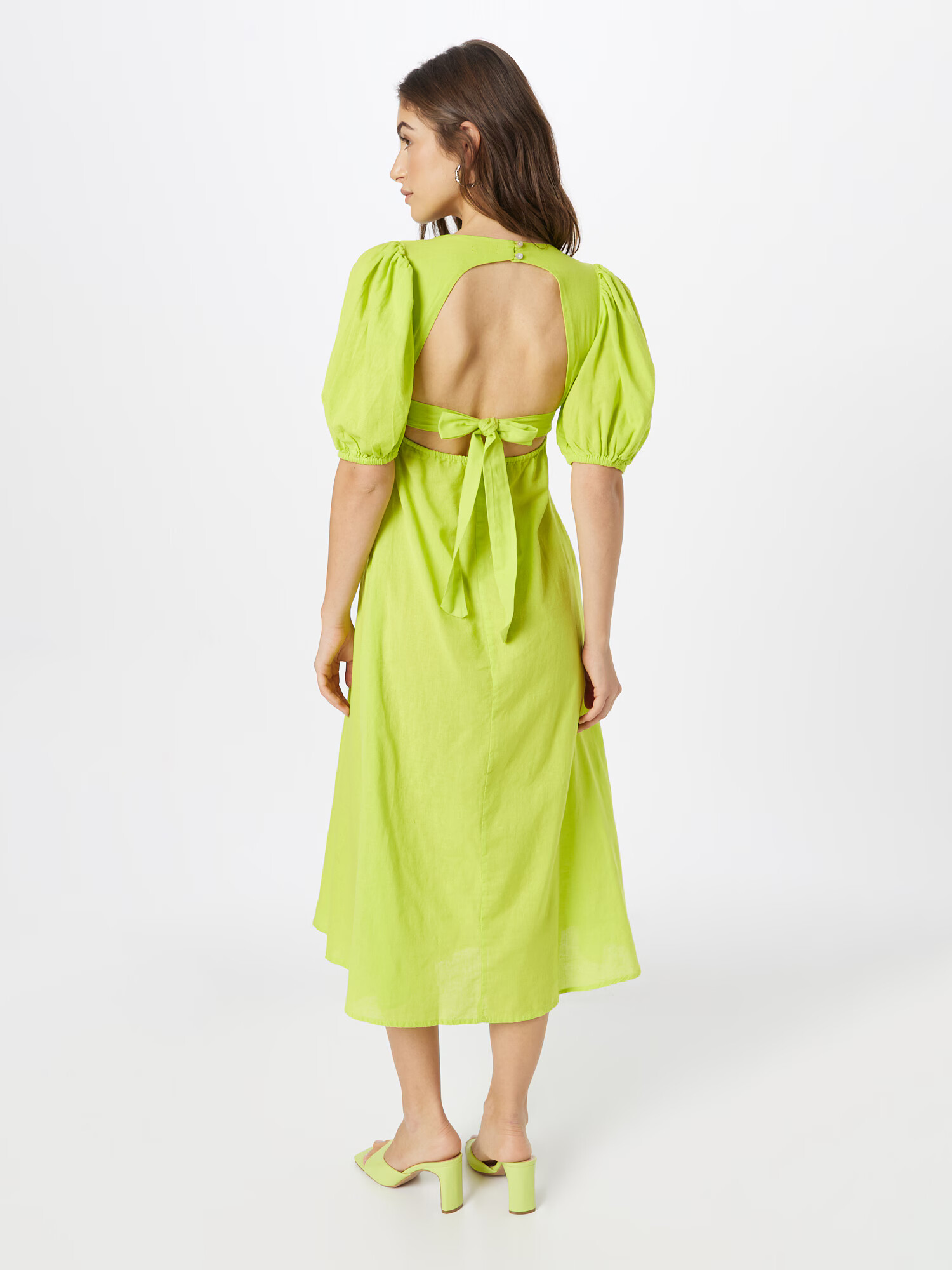 Nasty Gal Rochie de cocktail verde limetă - Pled.ro