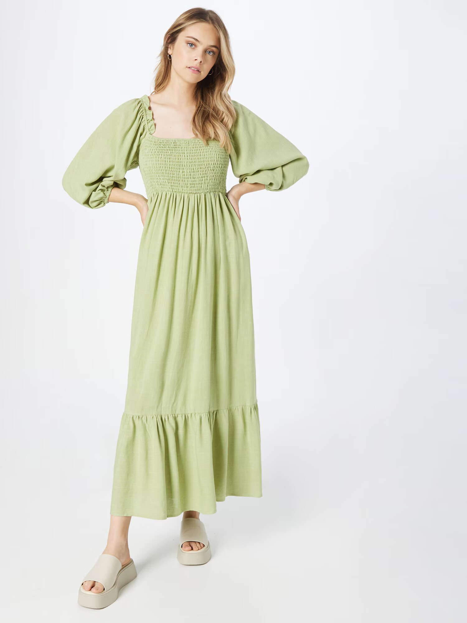 Nasty Gal Rochie verde deschis - Pled.ro