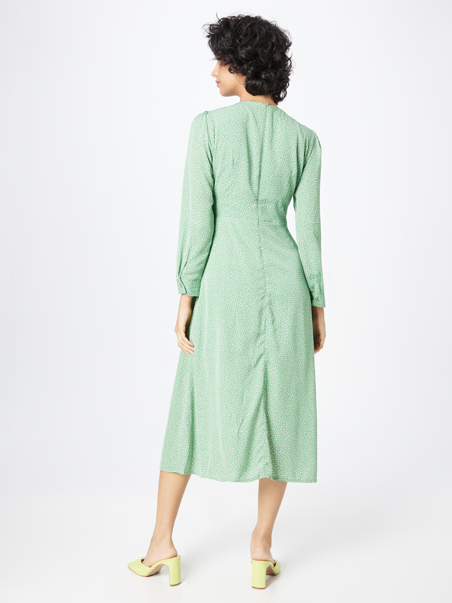 Nasty Gal Rochie verde mentă / alb - Pled.ro