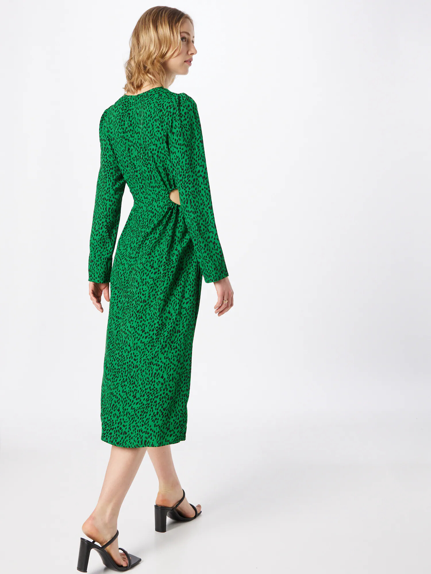 Nasty Gal Rochie verde / negru - Pled.ro