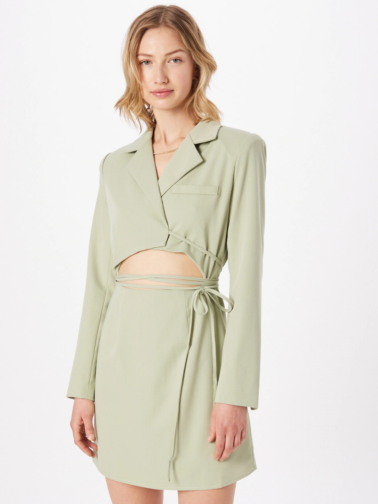 Nasty Gal Rochie verde stuf - Pled.ro