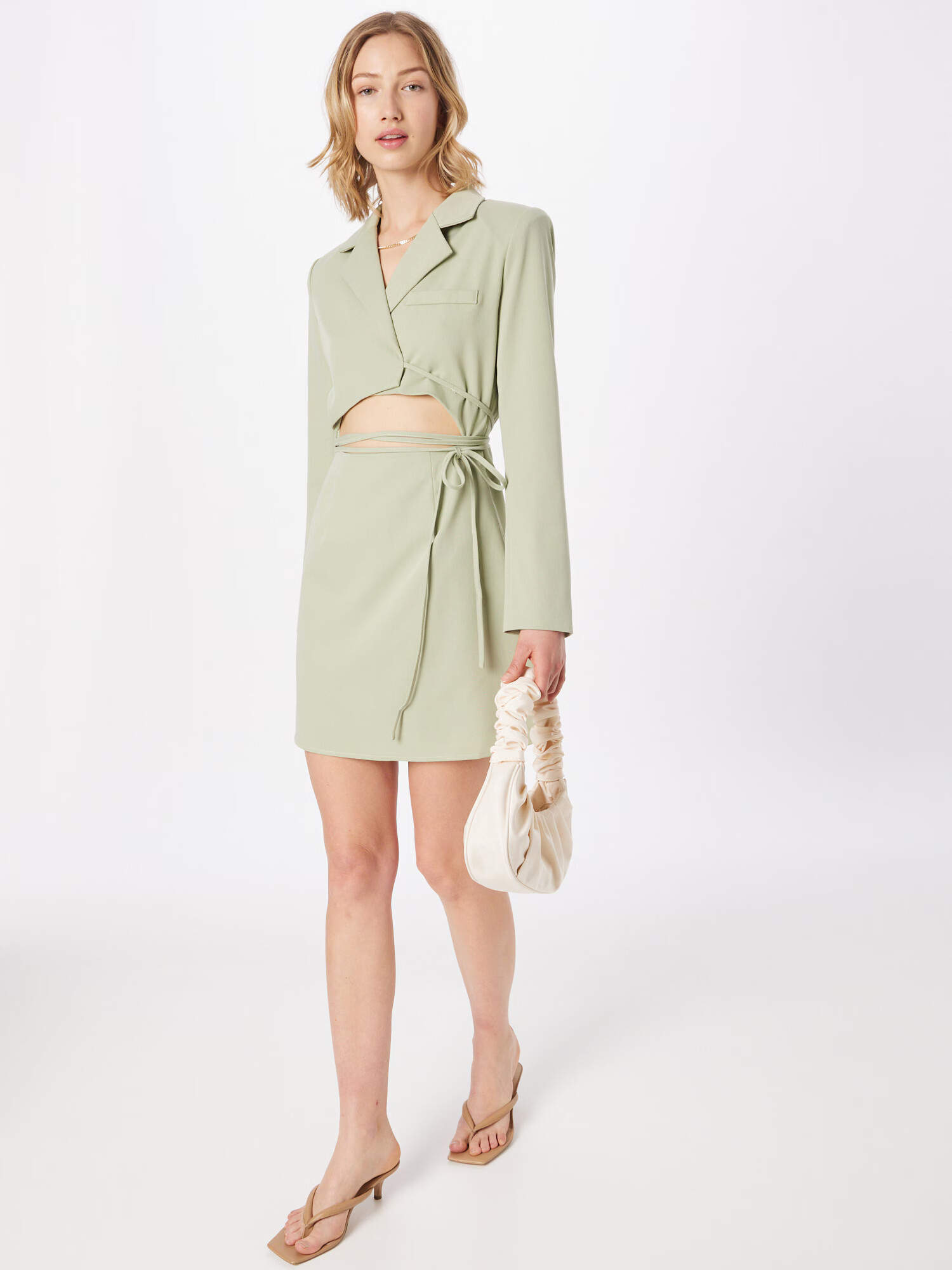 Nasty Gal Rochie verde stuf - Pled.ro