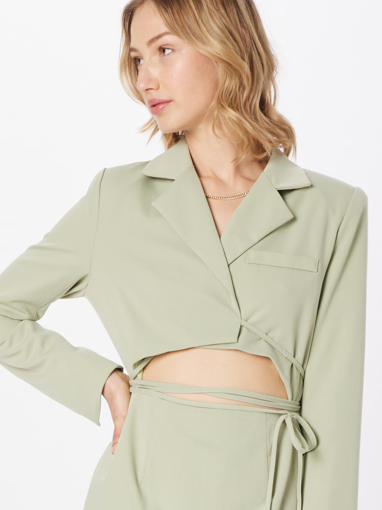 Nasty Gal Rochie verde stuf - Pled.ro