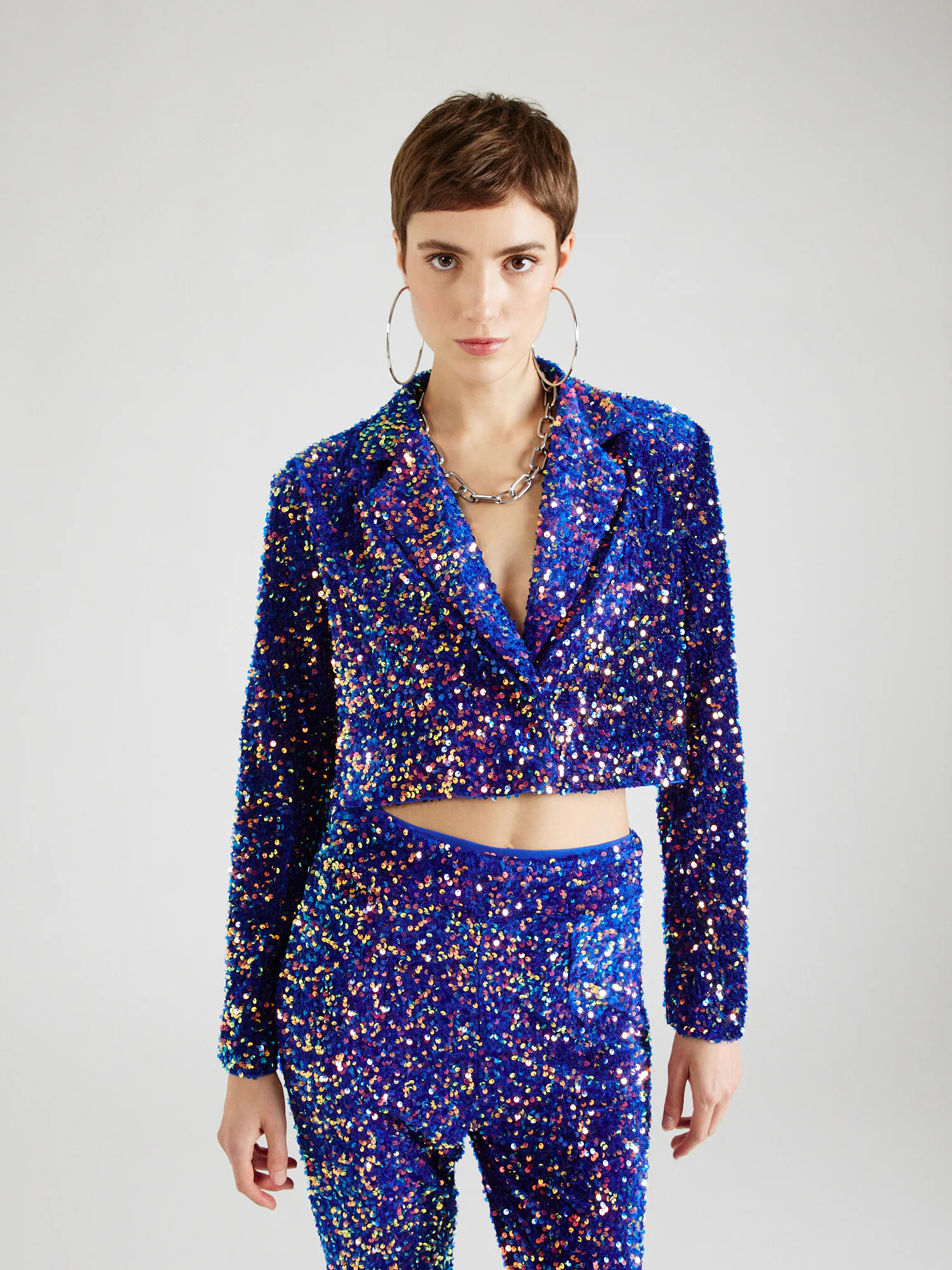 Nasty Gal Sacou bleumarin / portocaliu / roz - Pled.ro