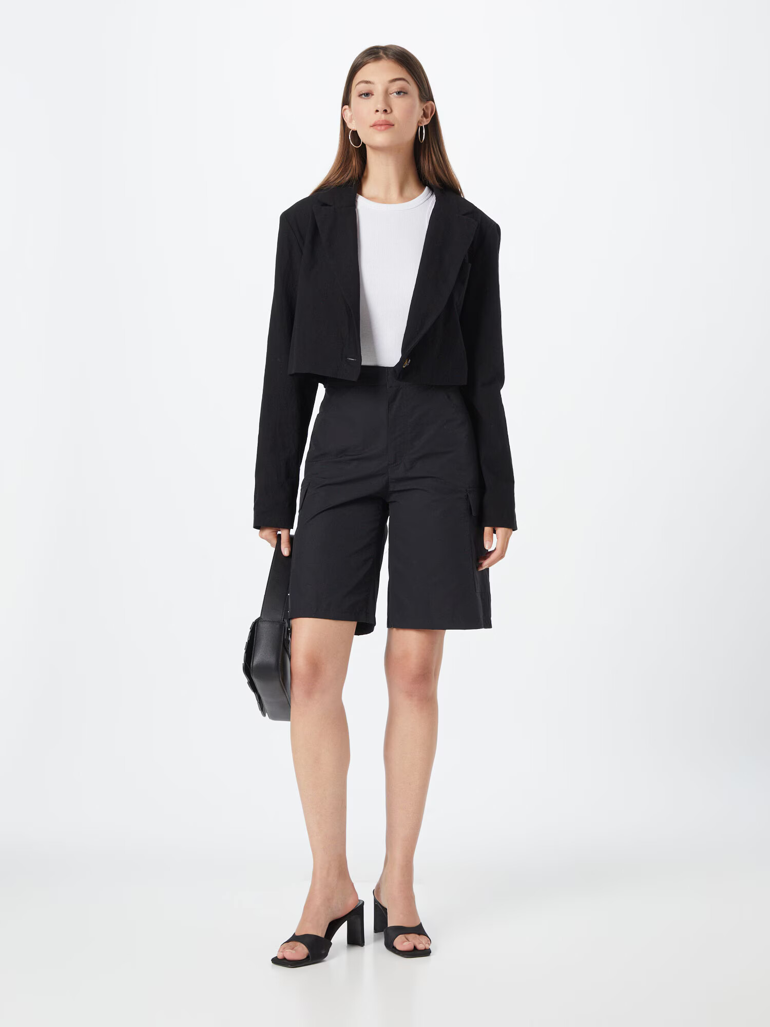 Nasty Gal Sacou negru - Pled.ro