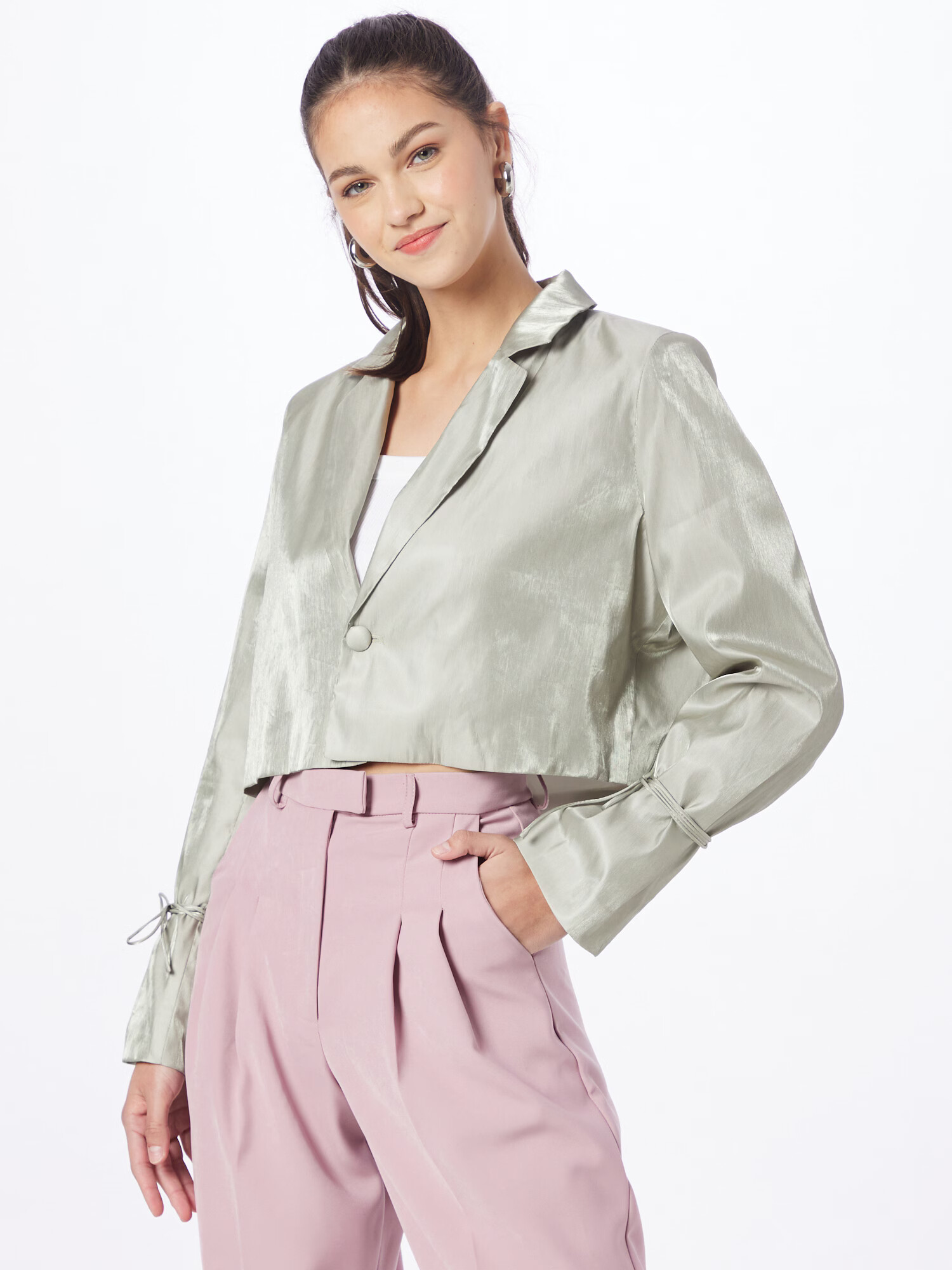 Nasty Gal Sacou verde pastel - Pled.ro