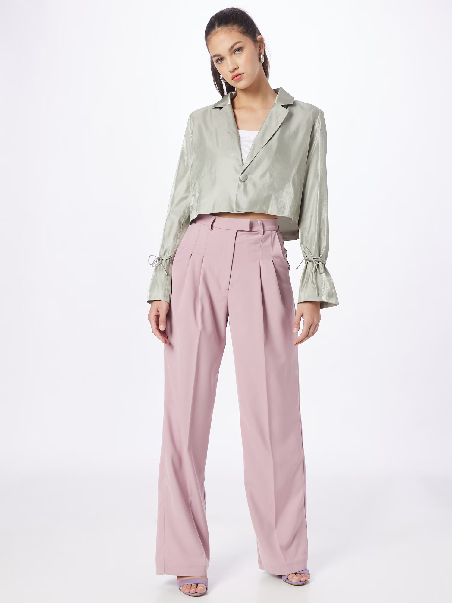 Nasty Gal Sacou verde pastel - Pled.ro