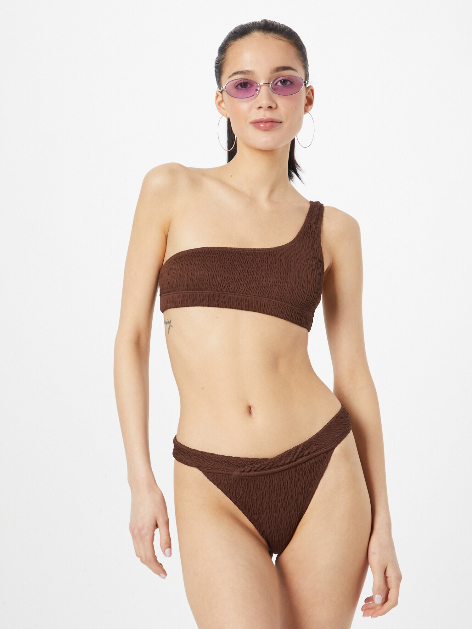 Nasty Gal Sutien costum de baie ciocolatiu - Pled.ro