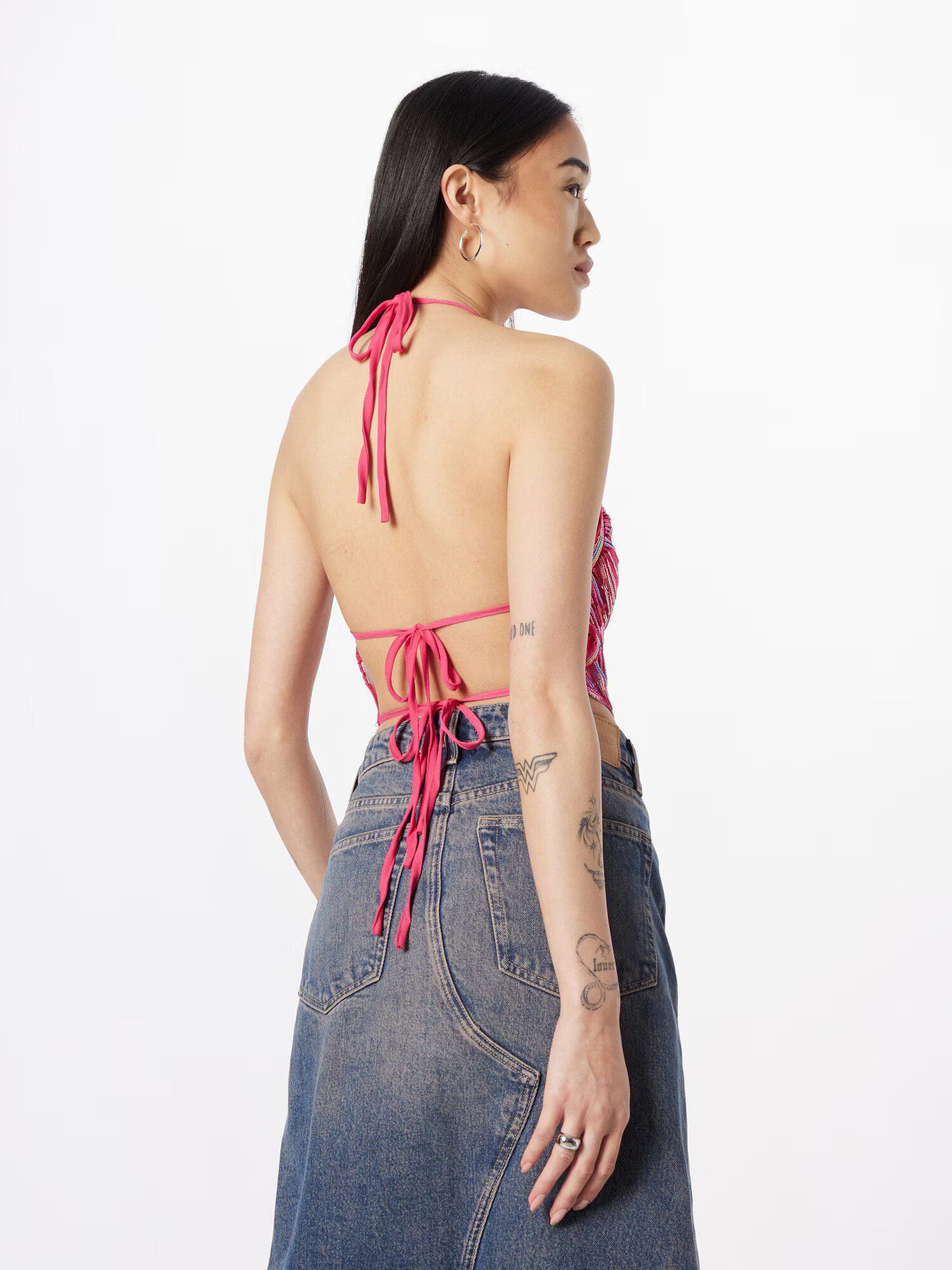 Nasty Gal Top mai multe culori / roz - Pled.ro