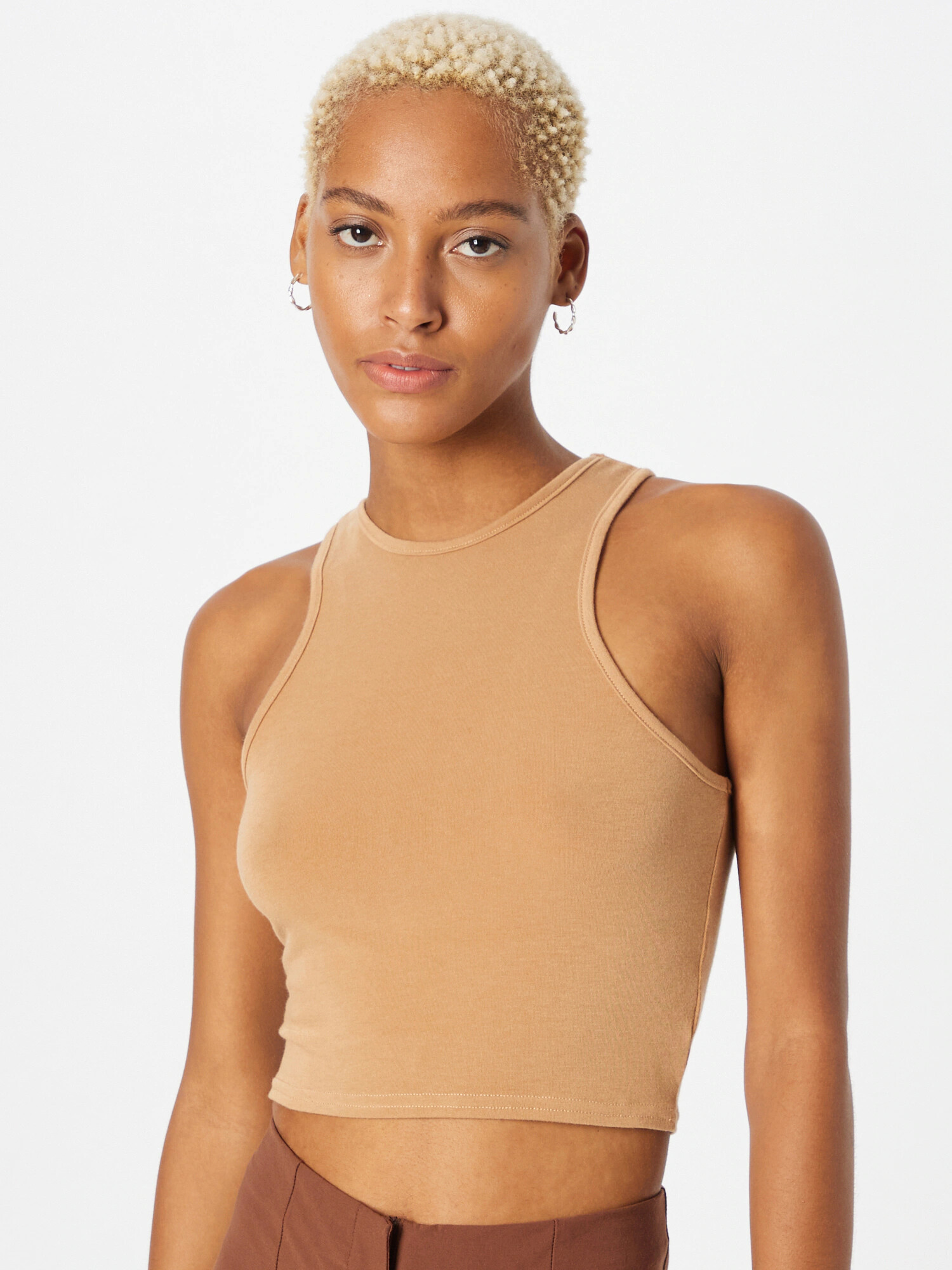 Nasty Gal Top maro deschis - Pled.ro